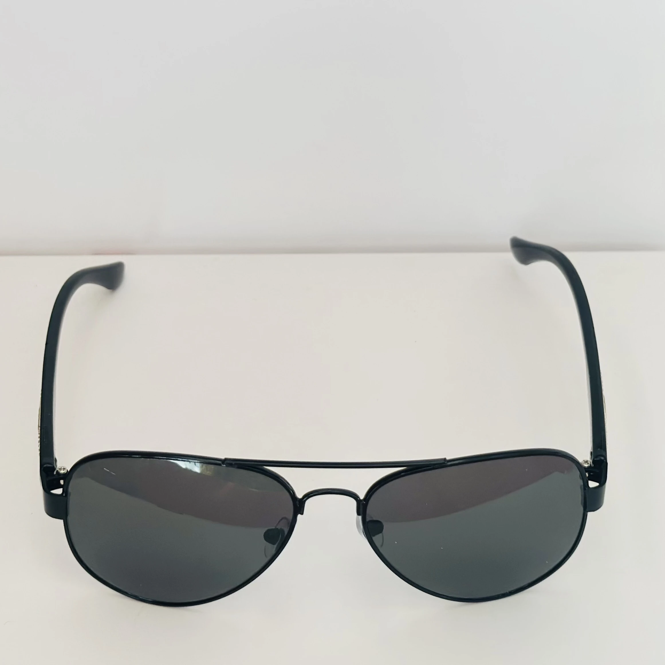 Black aviator sunglasses