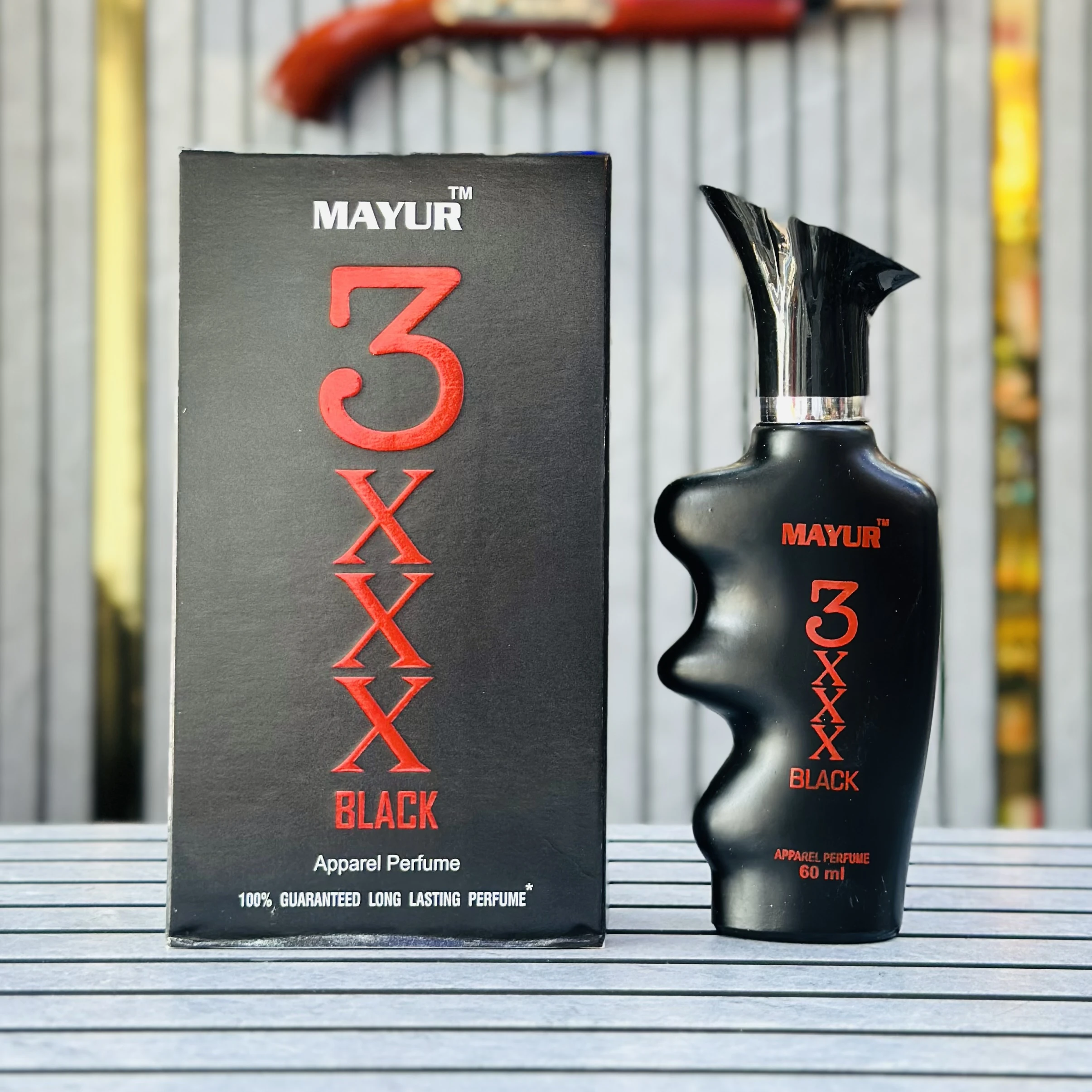 3 XXX Black perfume