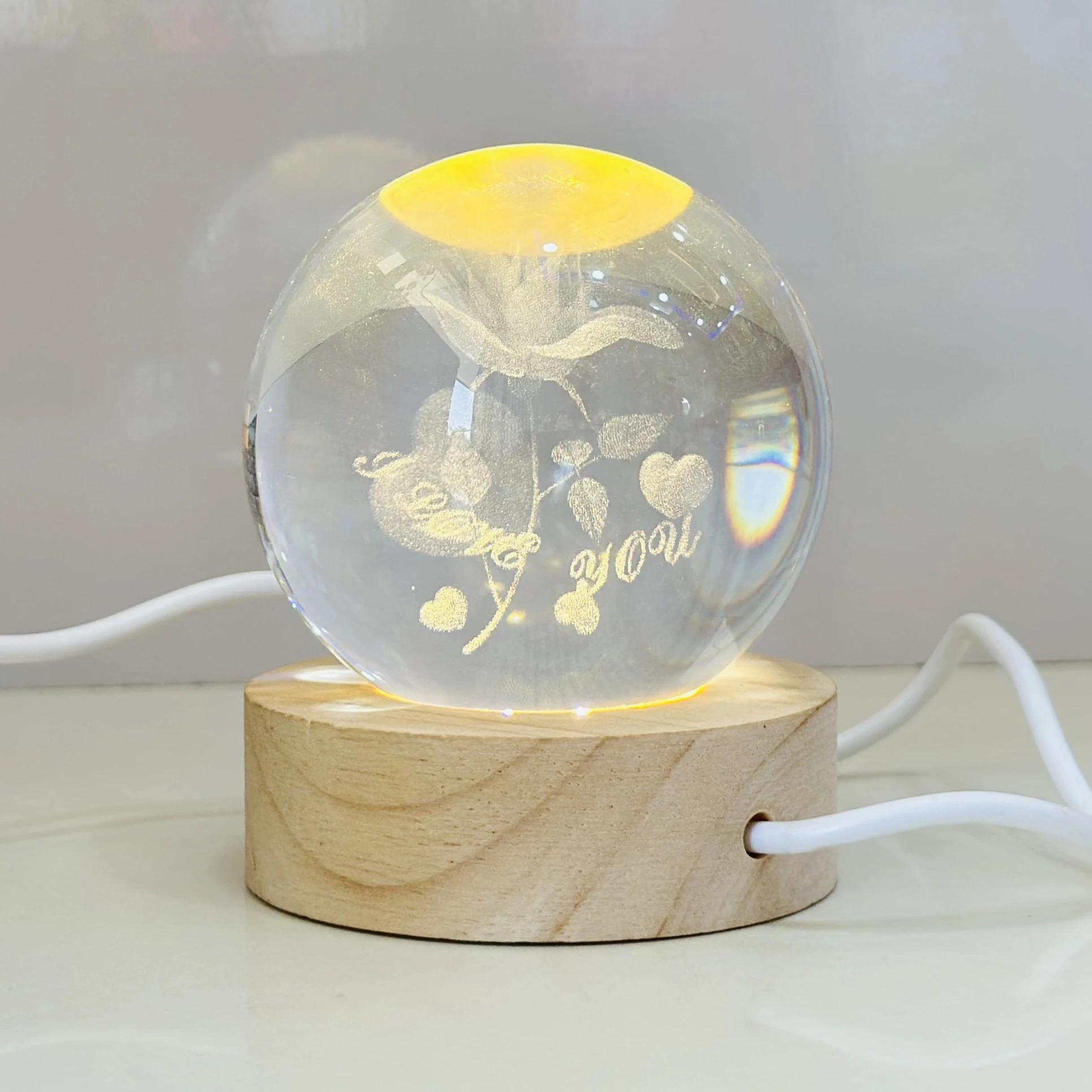 LED Galaxy Crystal Ball(SKU-FSQYKI)