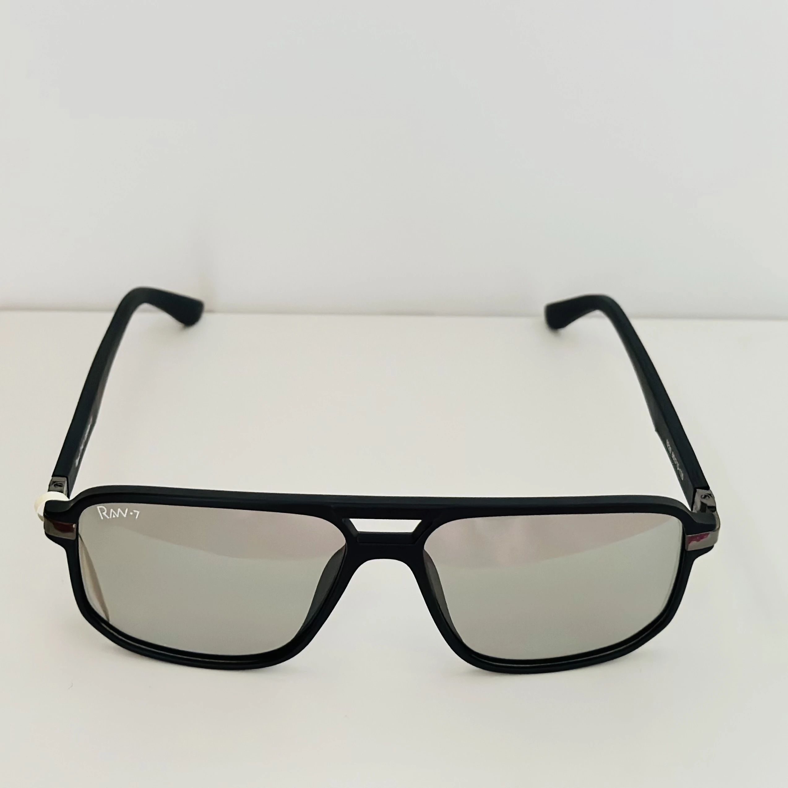 Black rectangular sunglasses