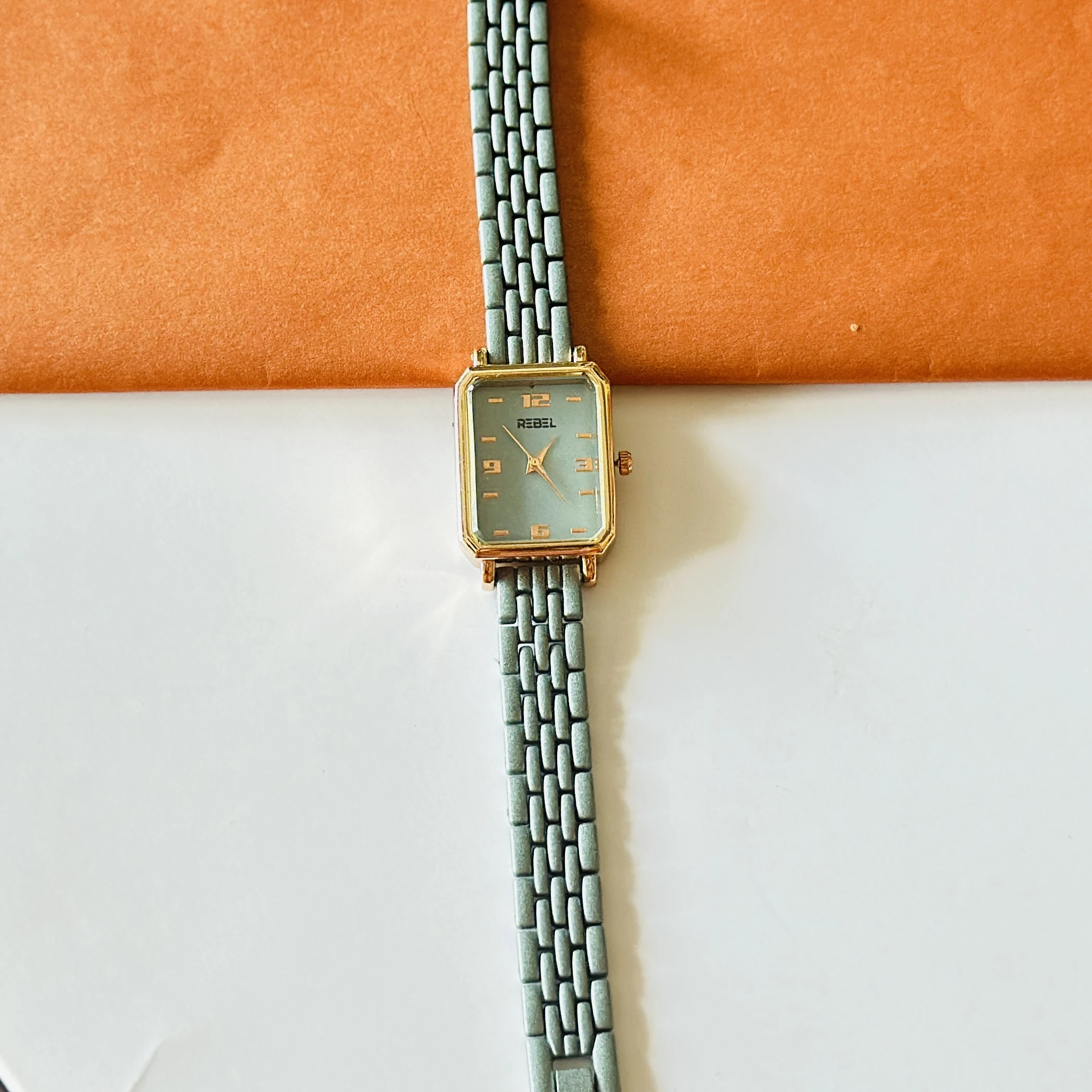 GUESS Isla Green Rectangle Dial Analog Watch for women