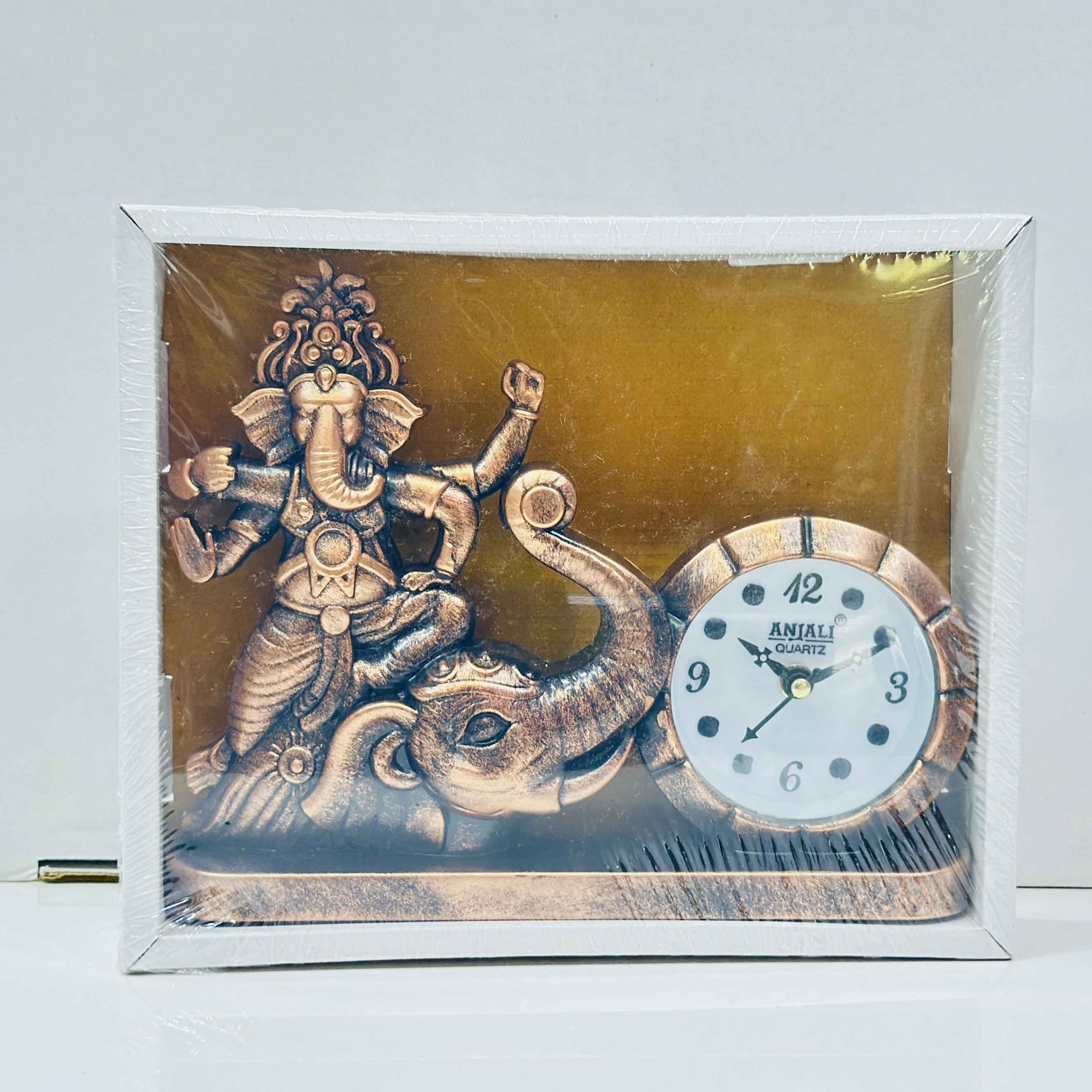 Anjali Quartz Lord Ganesha decorative table clock….GG859A
