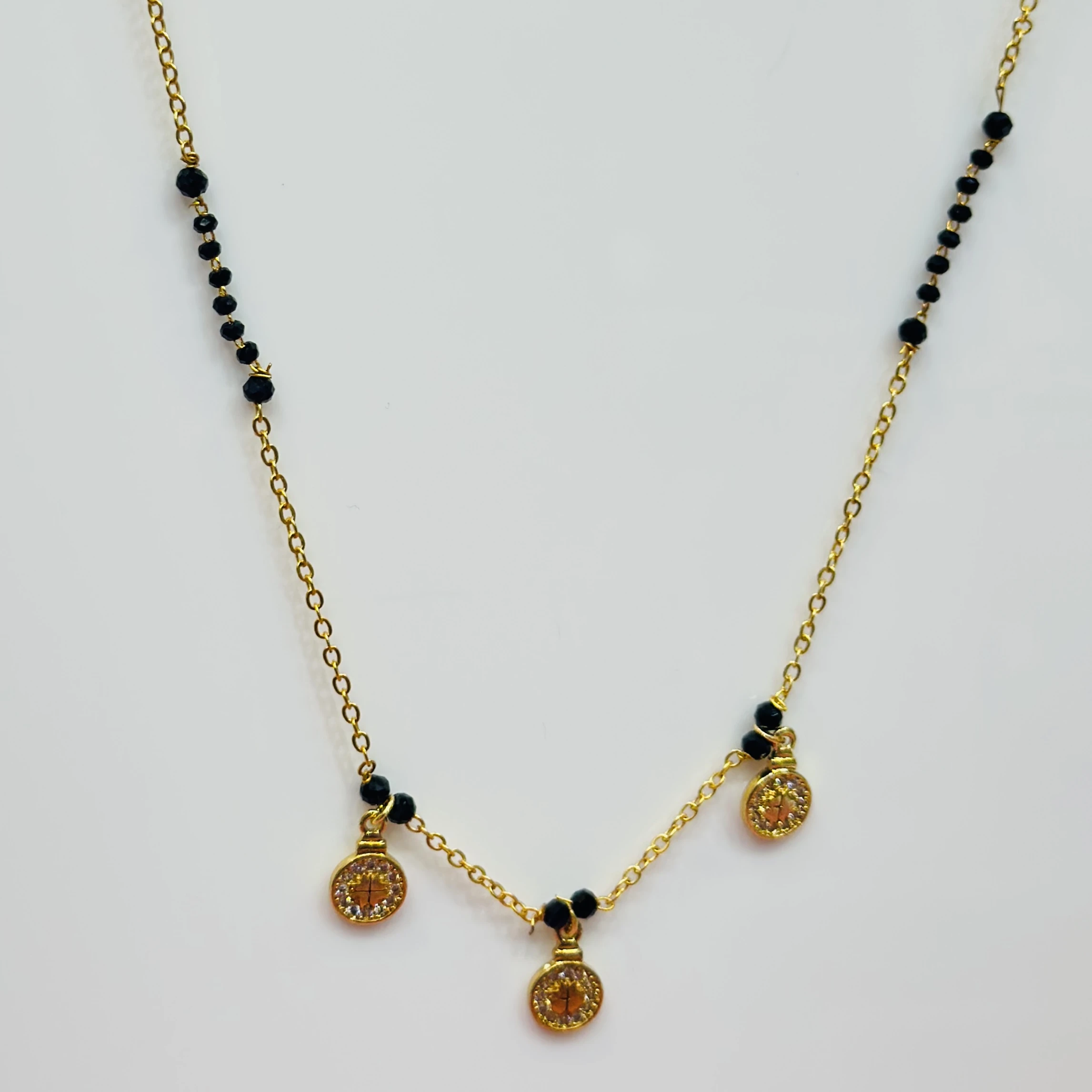 Gold plated mangalsutra