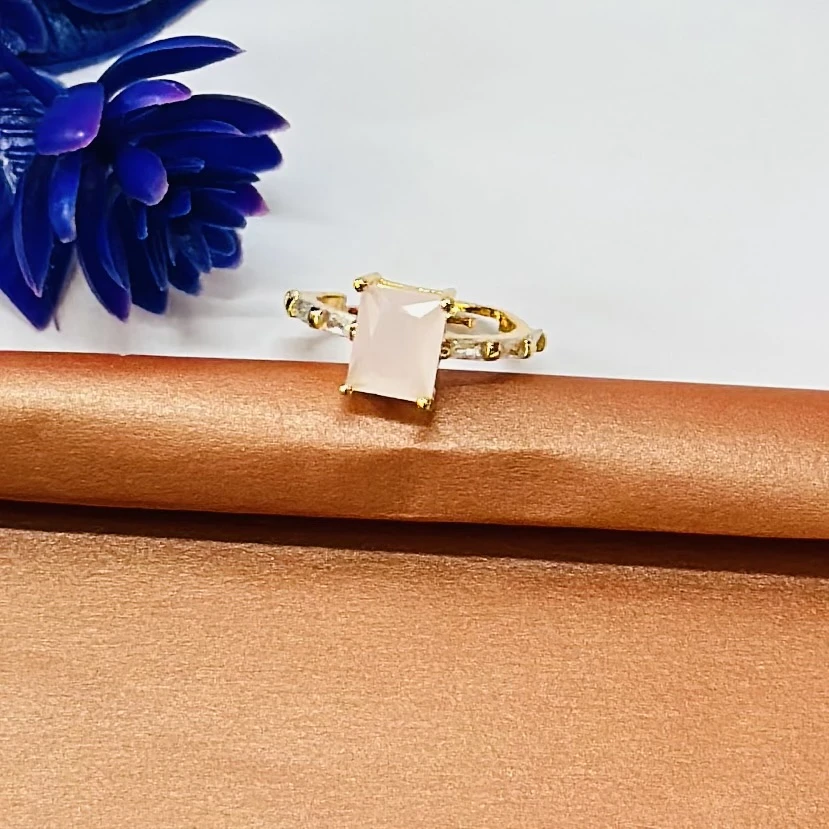 Gold plated sterling silver ring
