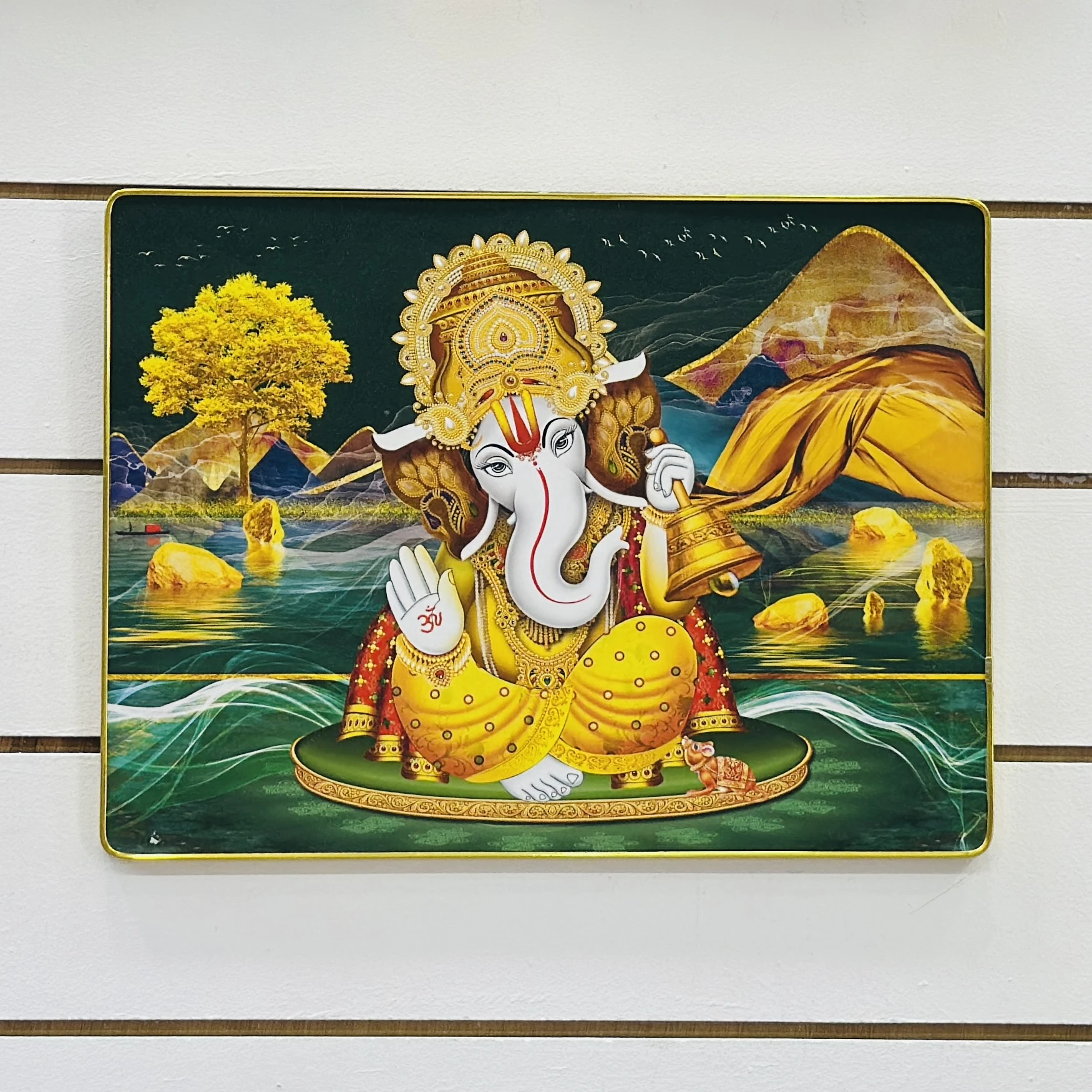 Lord Ganesha religious photo frame or painting….. IK9IL2