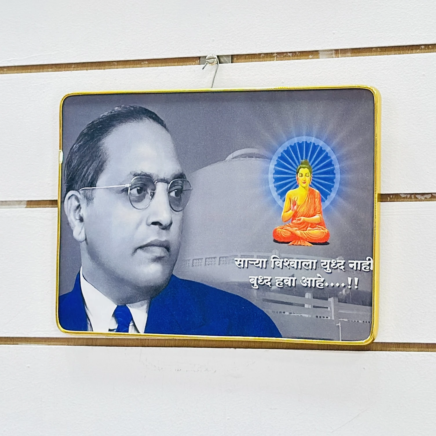 Buddha Ambedkar Poster.   3NWL93