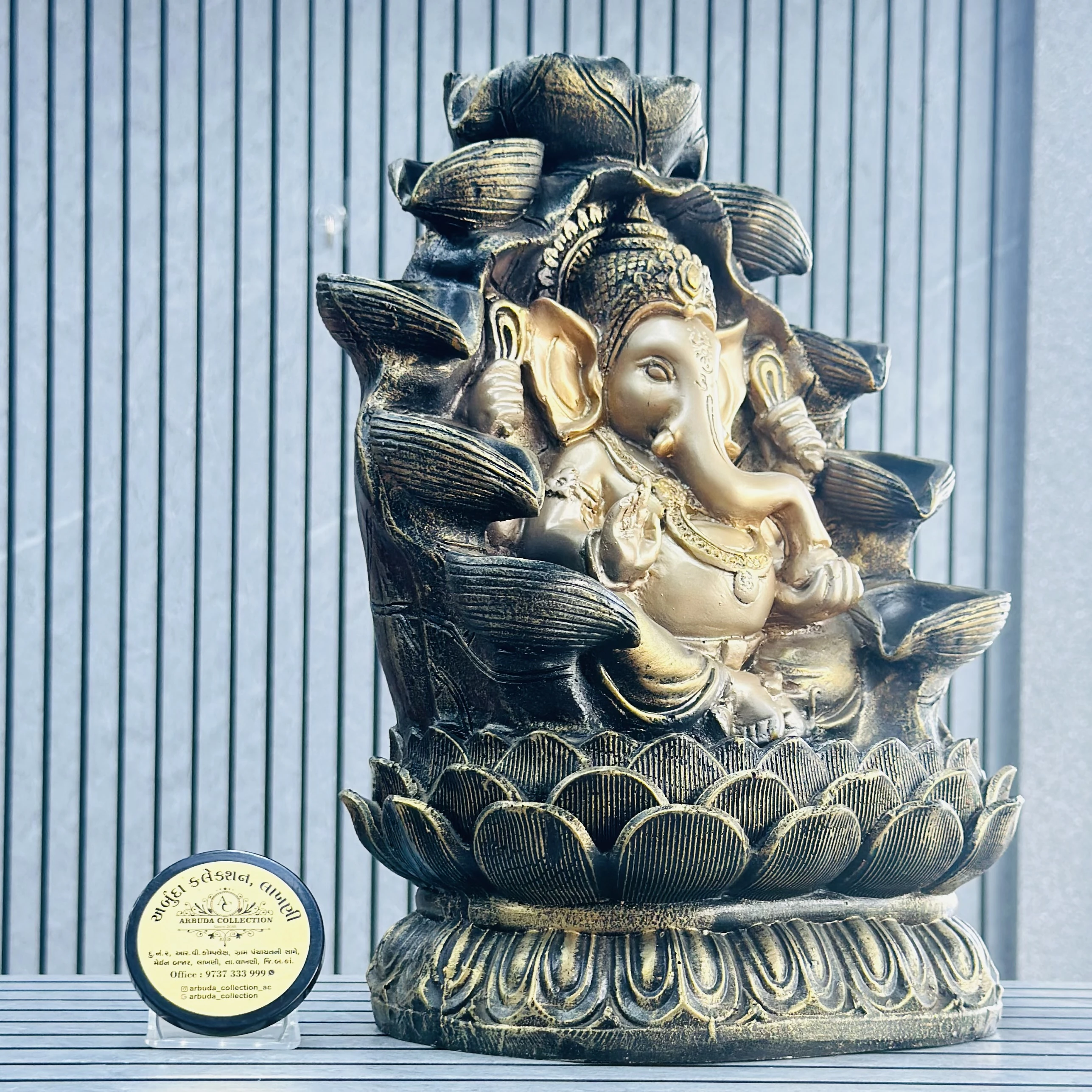 Ganesha tabletop water fountain