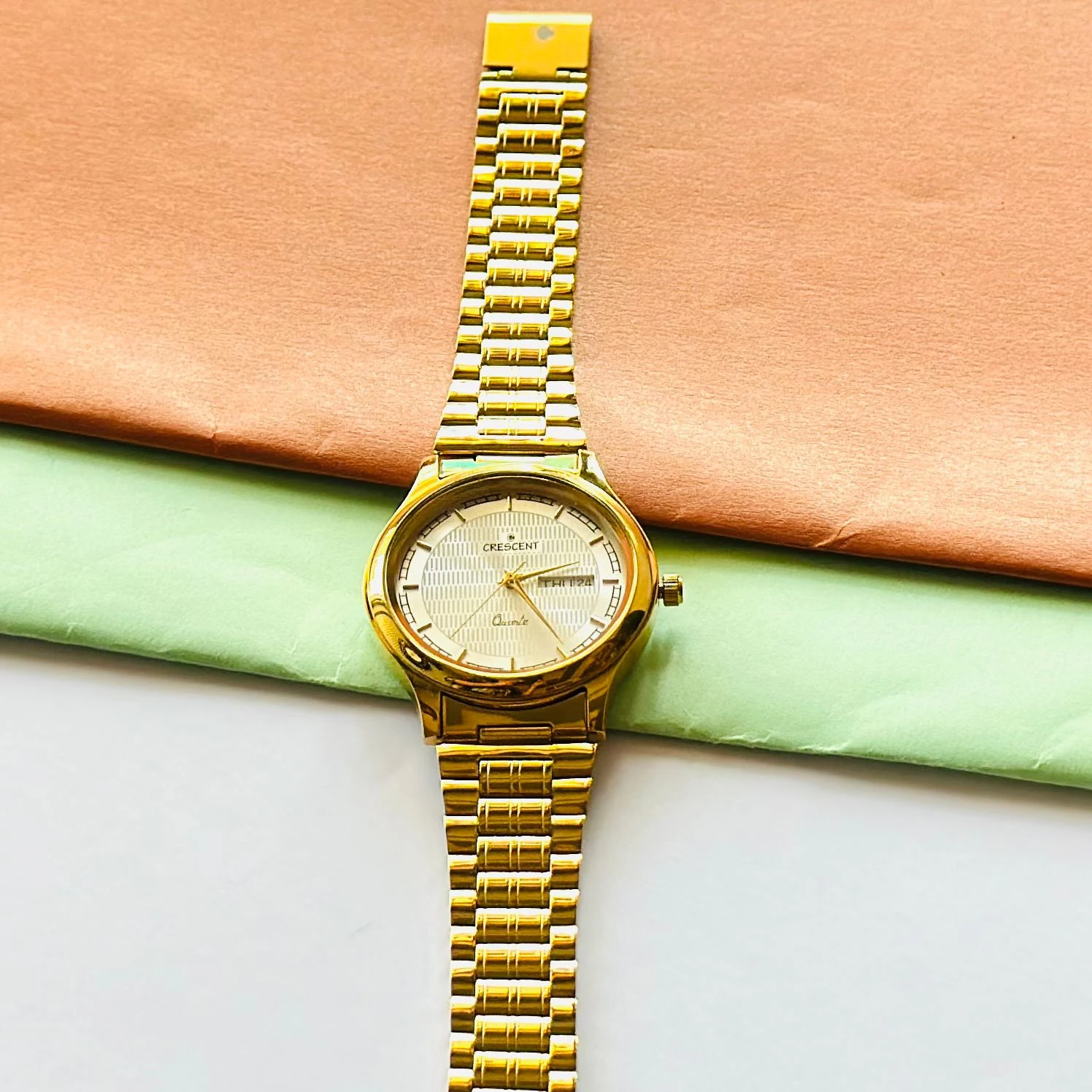Crescent Analog watch