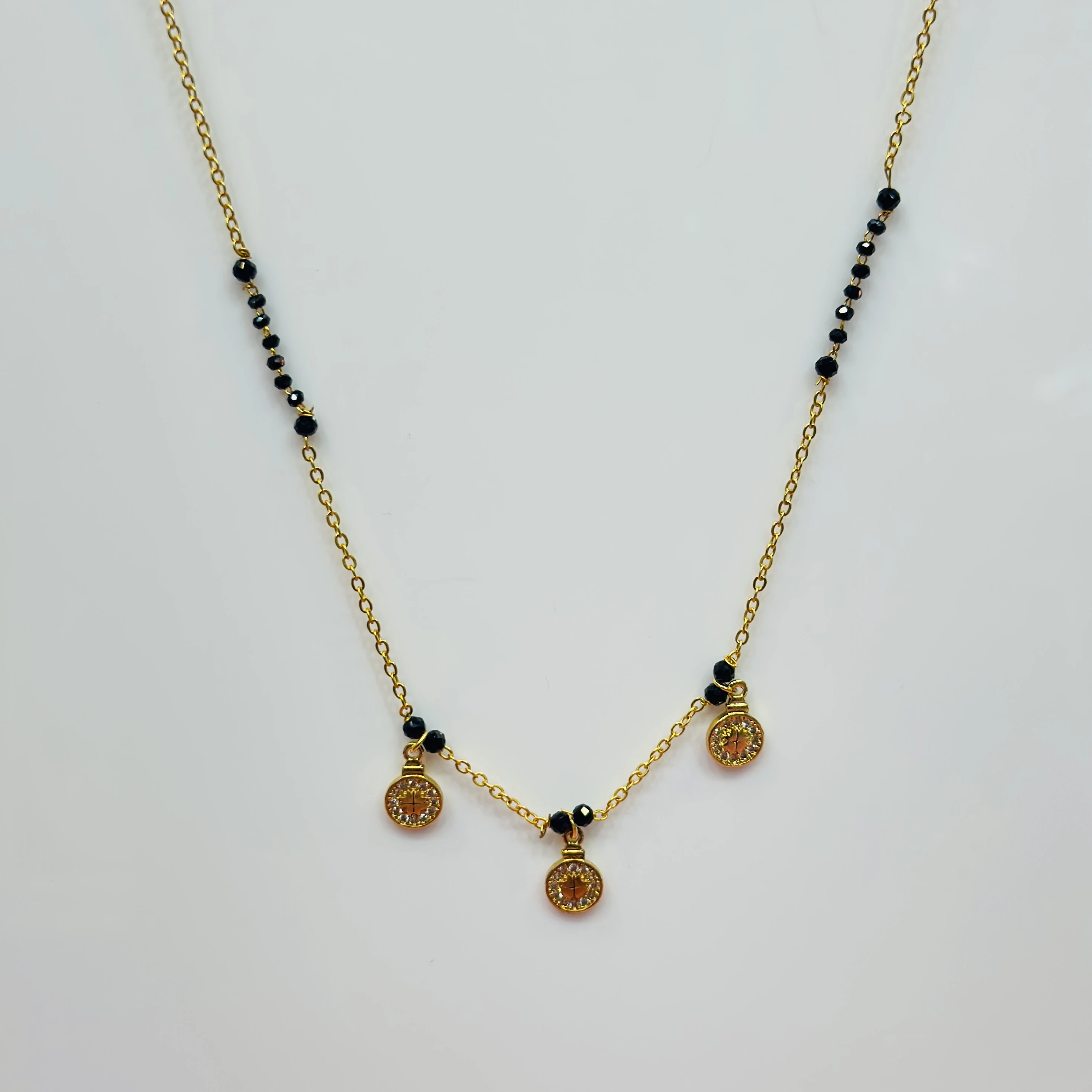 Gold plated mangalsutra