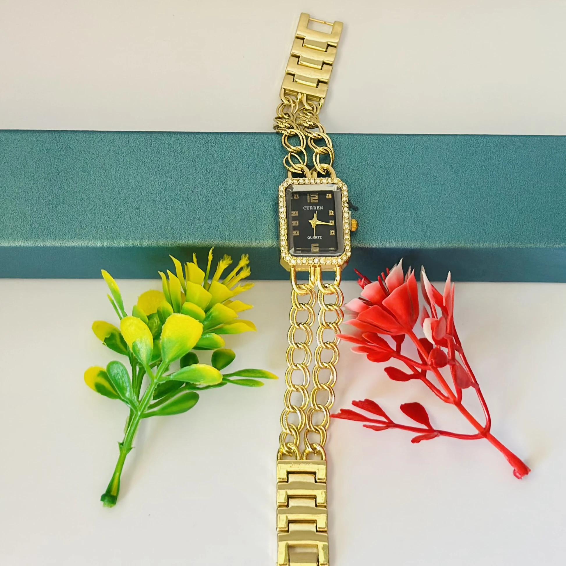 Gold Tone Analog Watch For Women