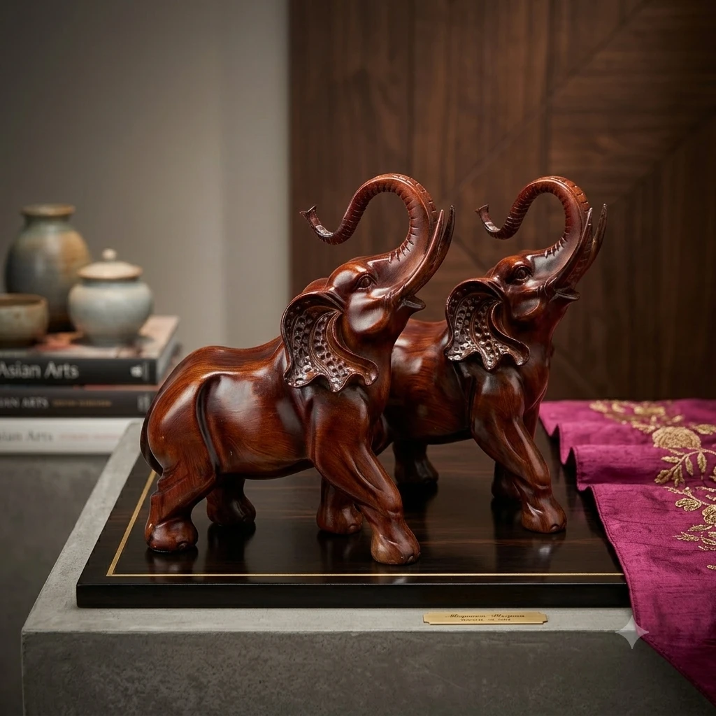 Wooden Elephant statue