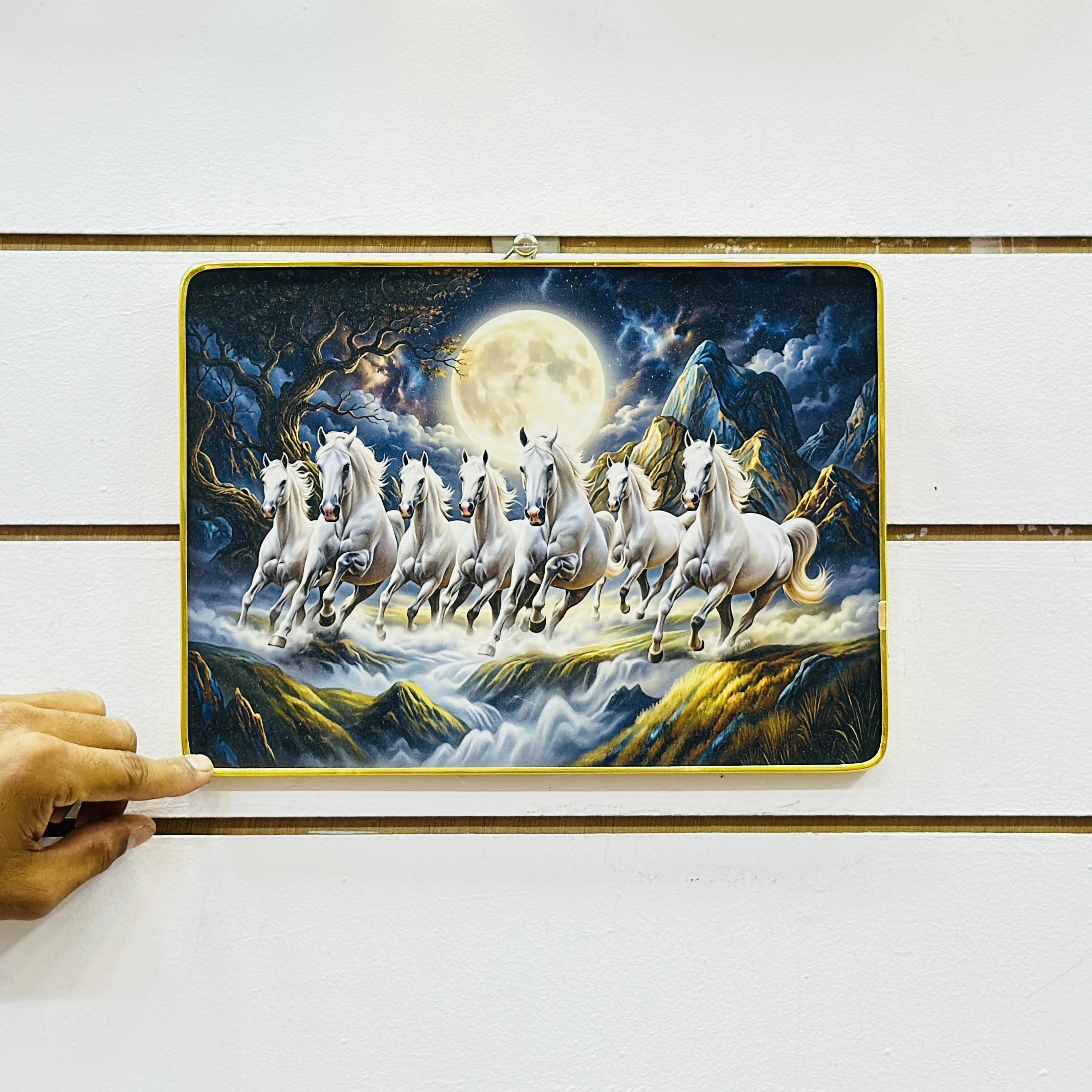 Seven Horses Vastu Painting……ZA8W36