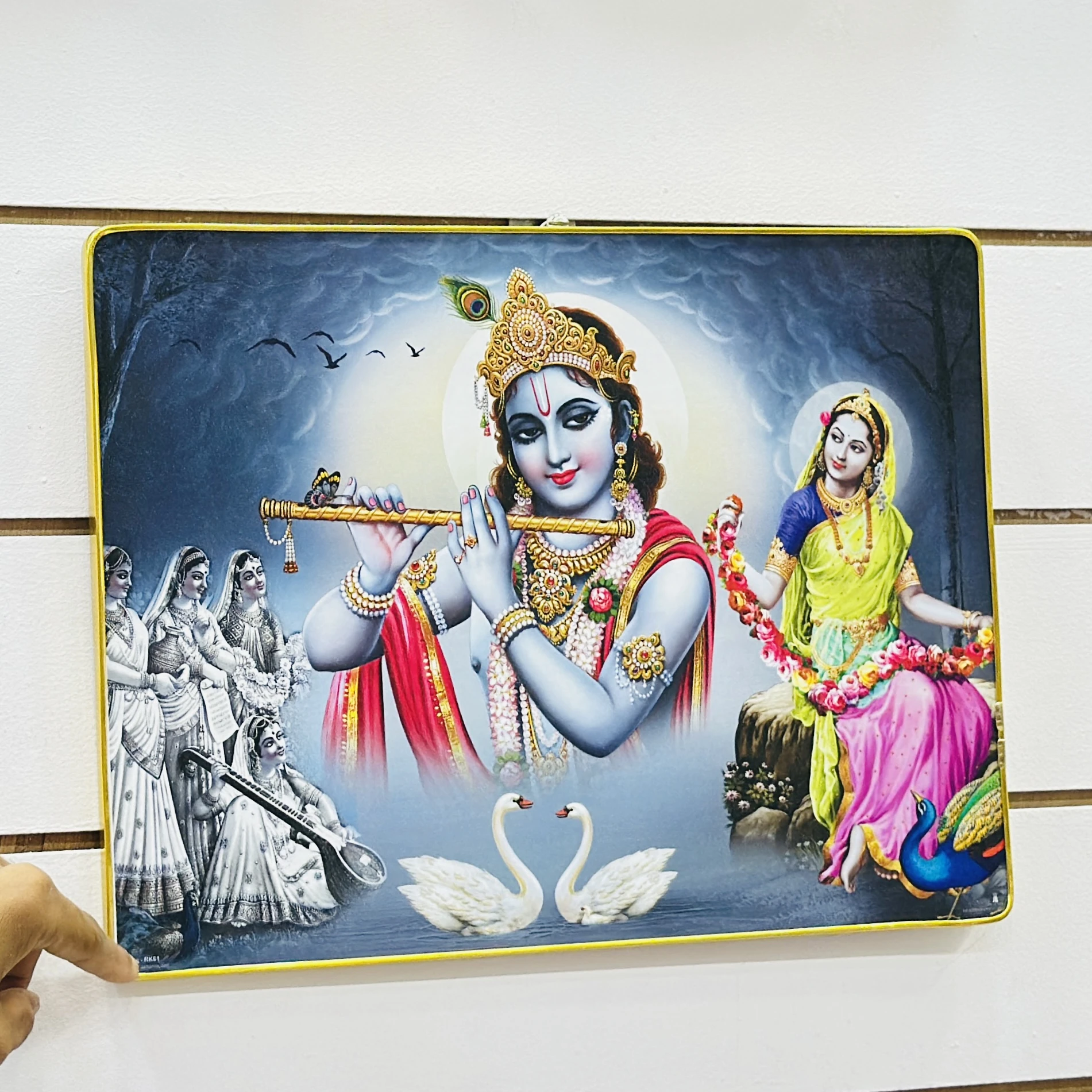 Radha Krishna wall painting…… ZQ675W
