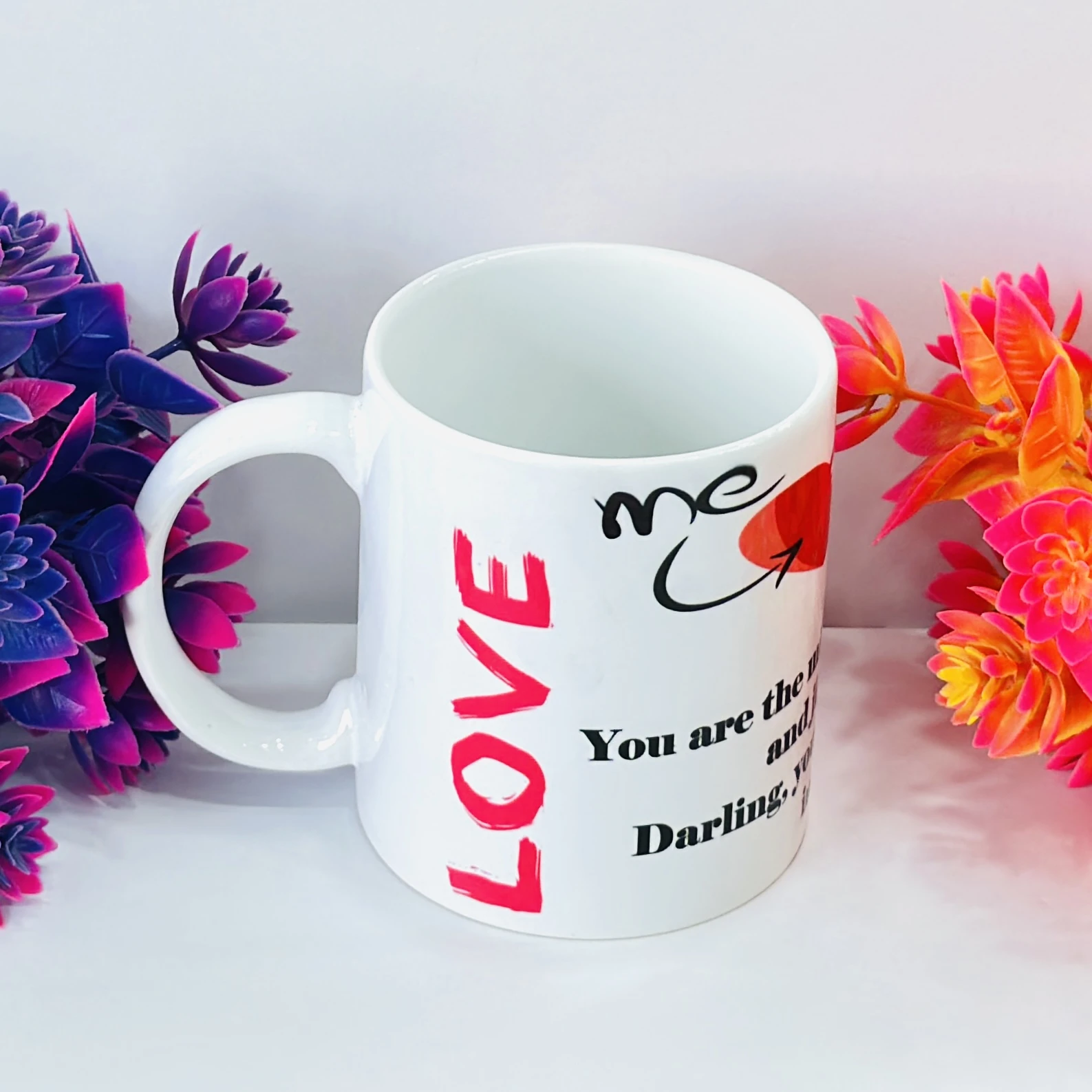 White ceramic coffee mug….. ZSUGYZ
