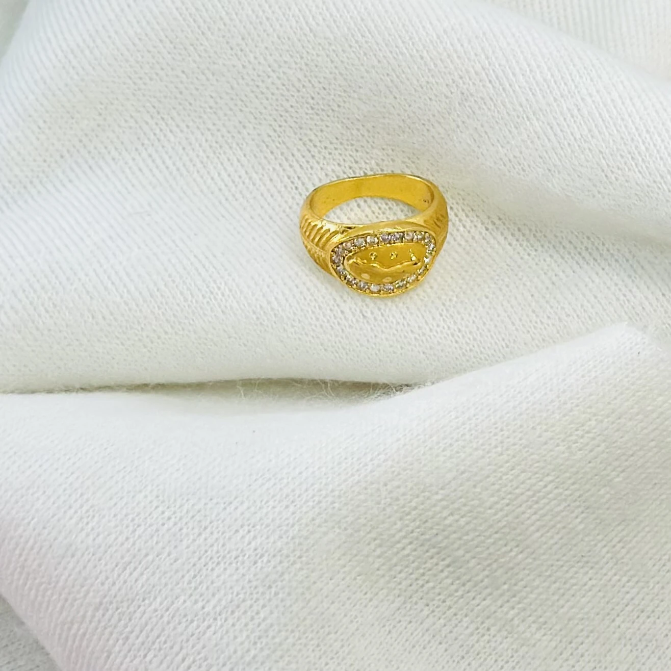 Gold plated or gold men's ring