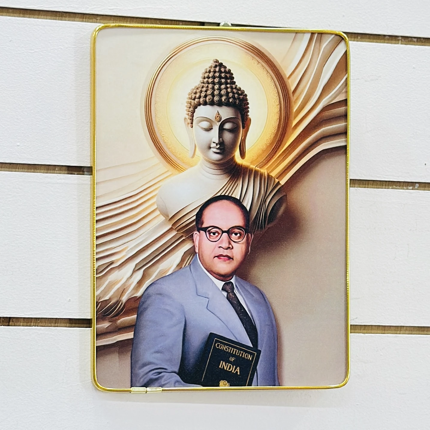 Buddha ambedkar photo frame……. 6J4FXZ