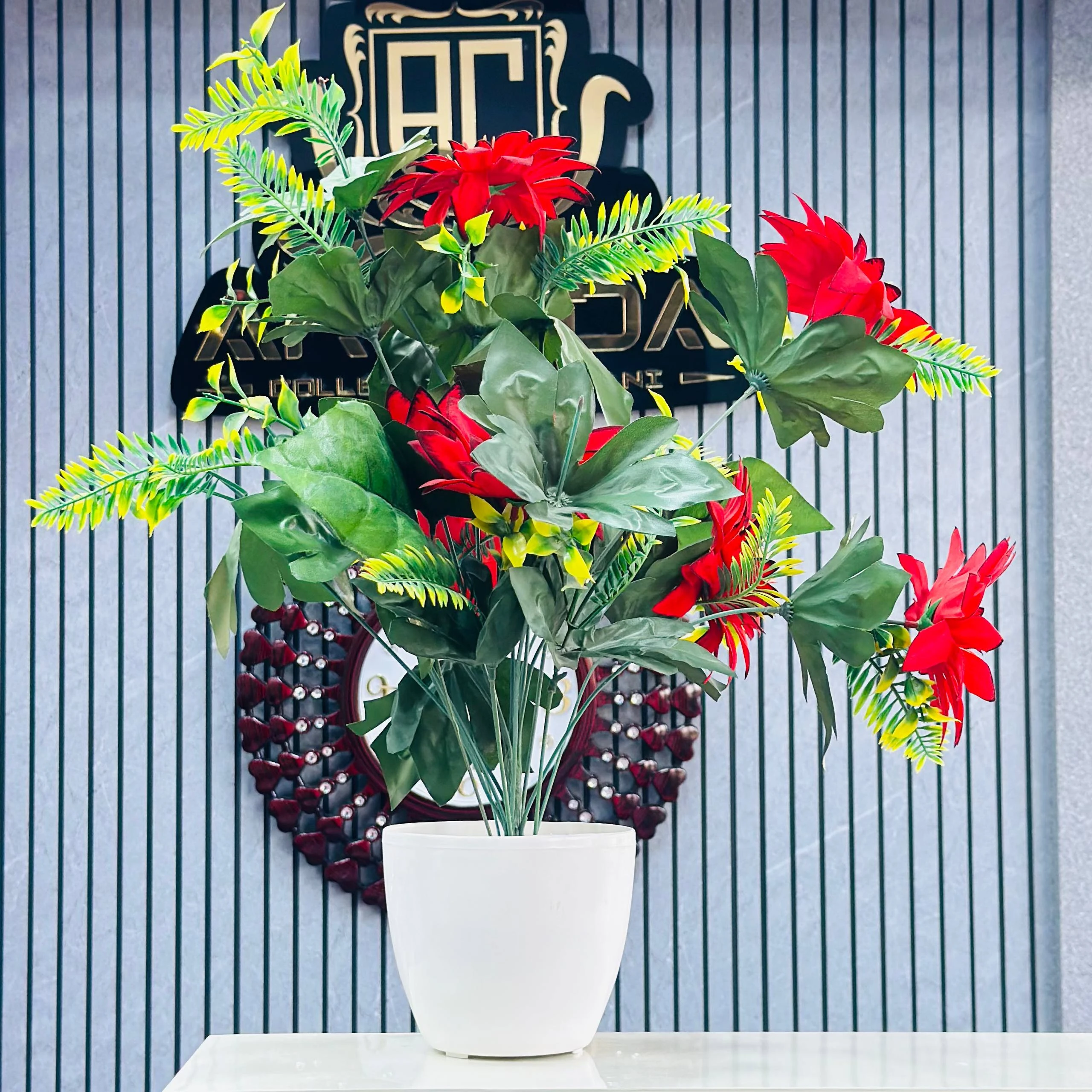 Artificial Flowers in Pot Simulation Flower