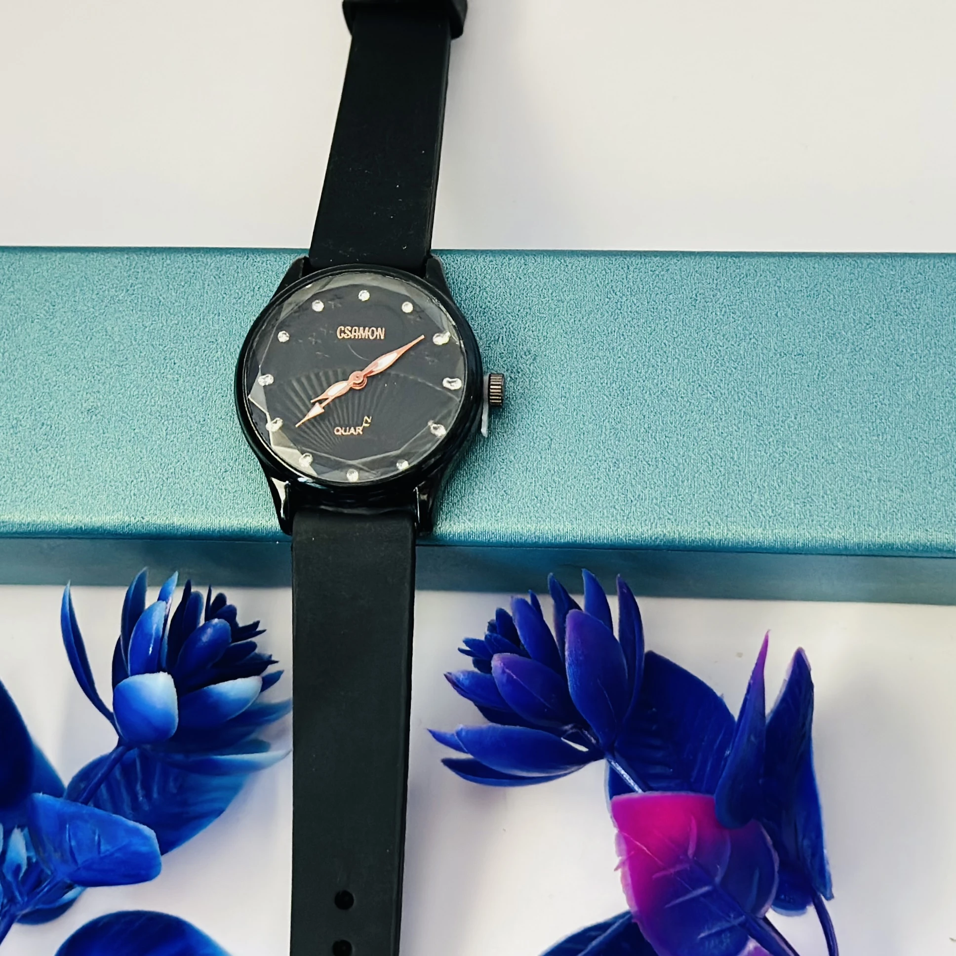 Black CSAMON analog watch
