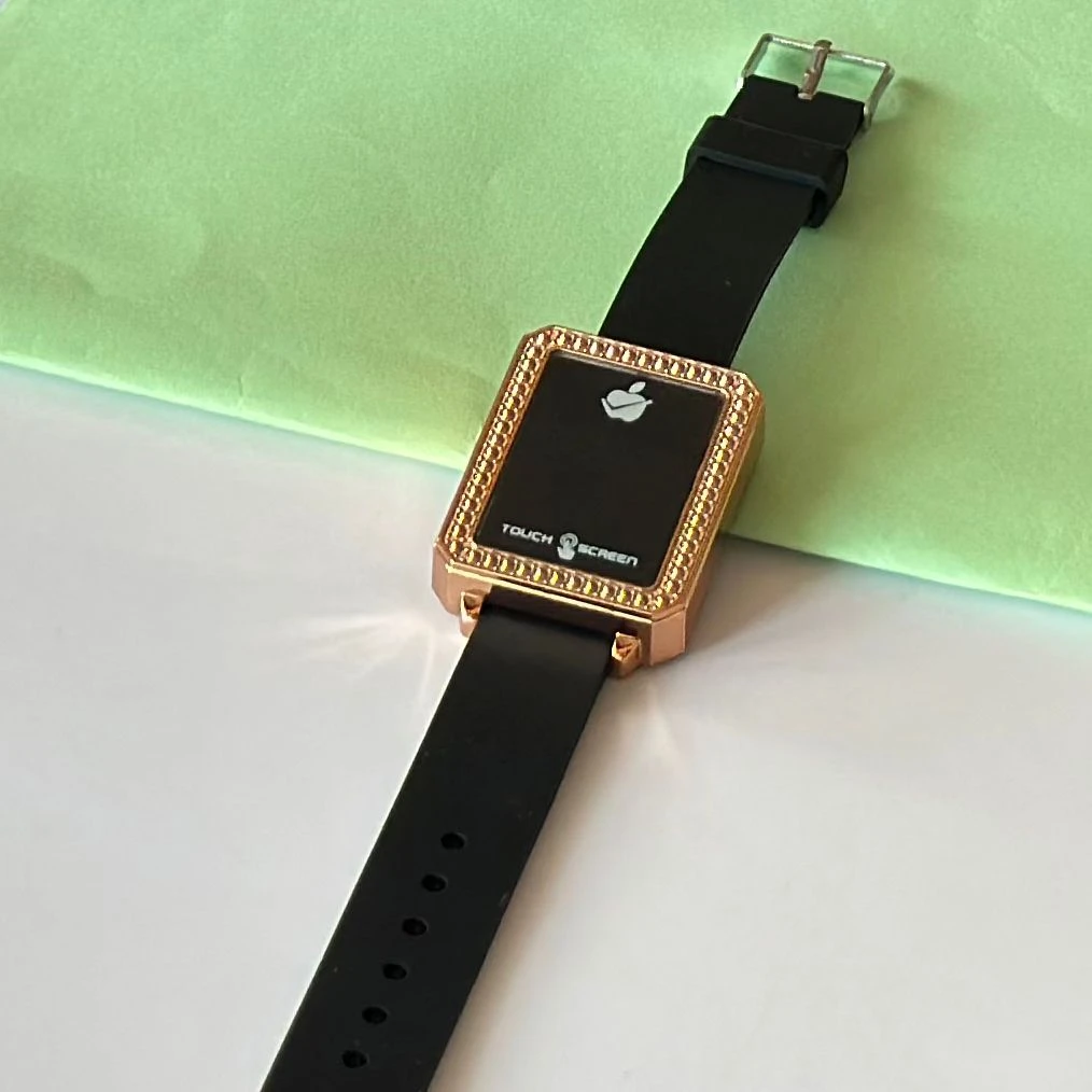 Kids digital watch with a silicone strap