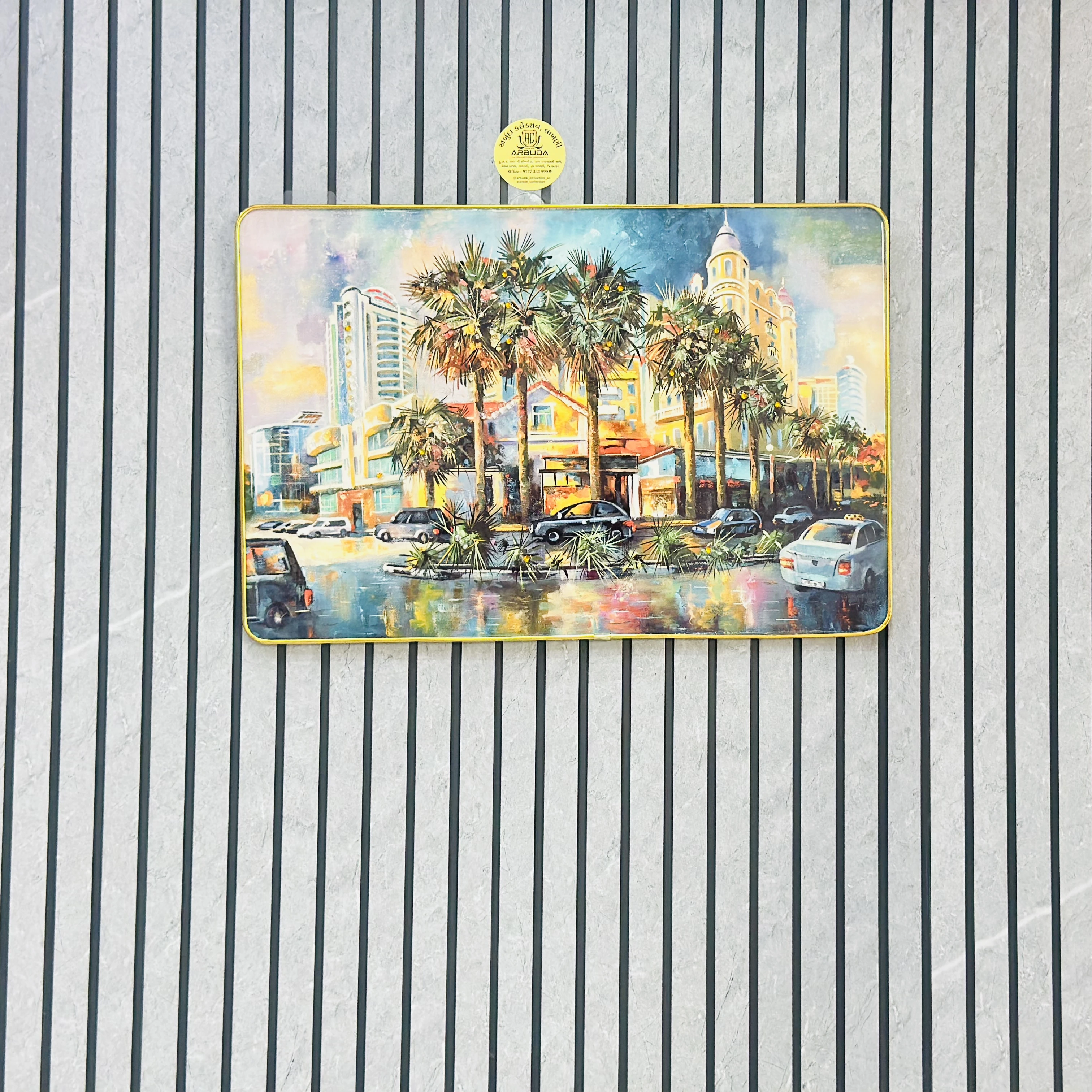 Cityscape canvas wall art(SKU-5I51G1)