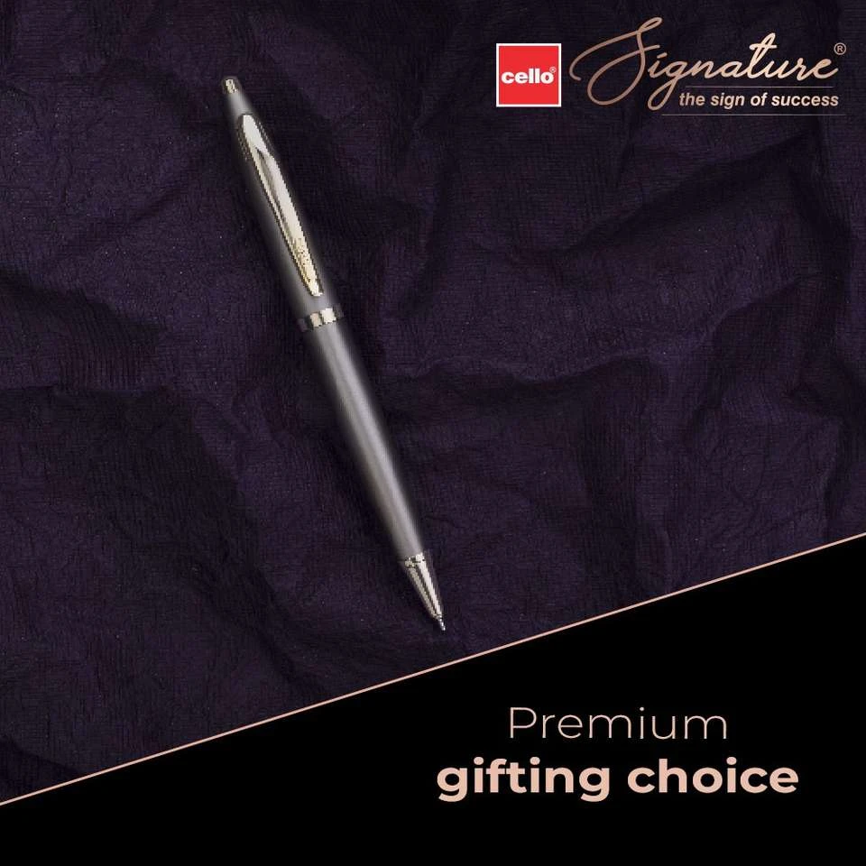 Cello Signature Crème Ivory Ball Pen.