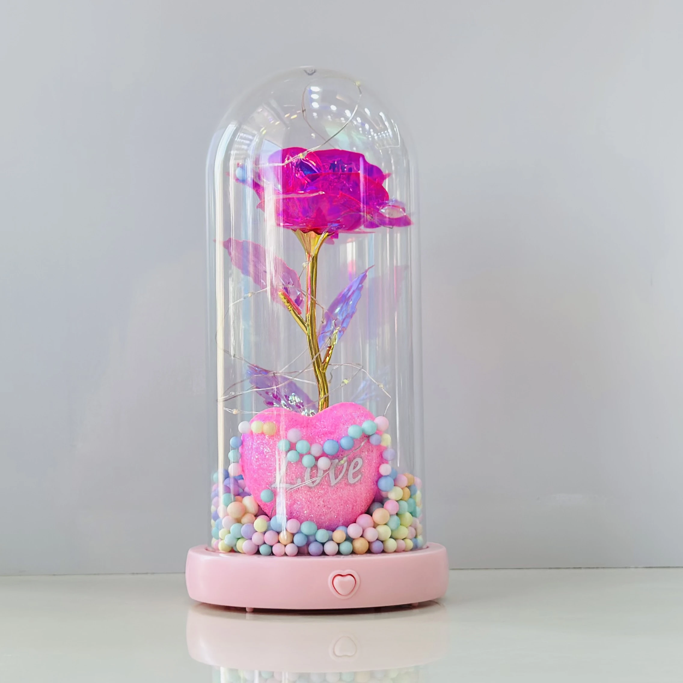 LED eternal rose dome light(SKU-XRJ537)