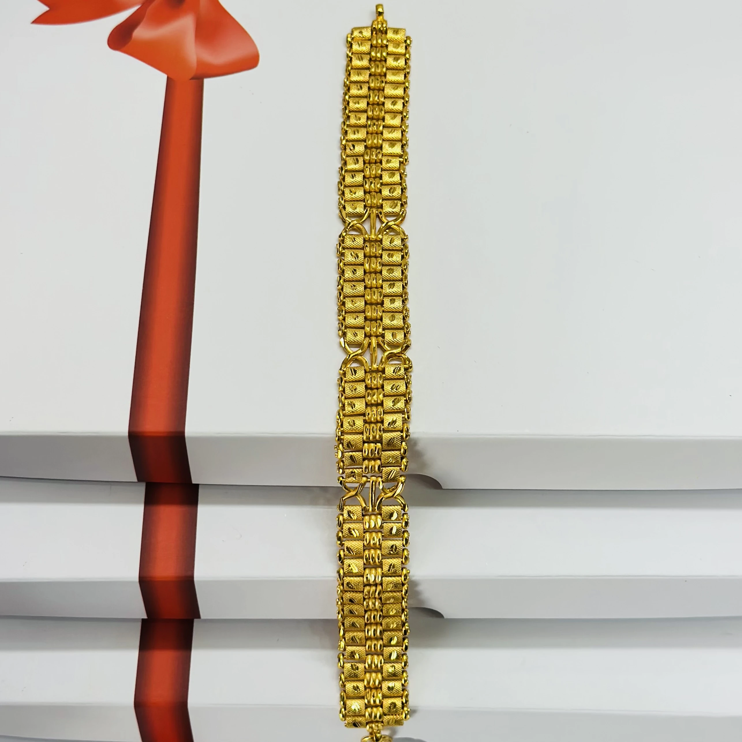1 GRAM GOLD DIAMOND BRACELET FOR MEN