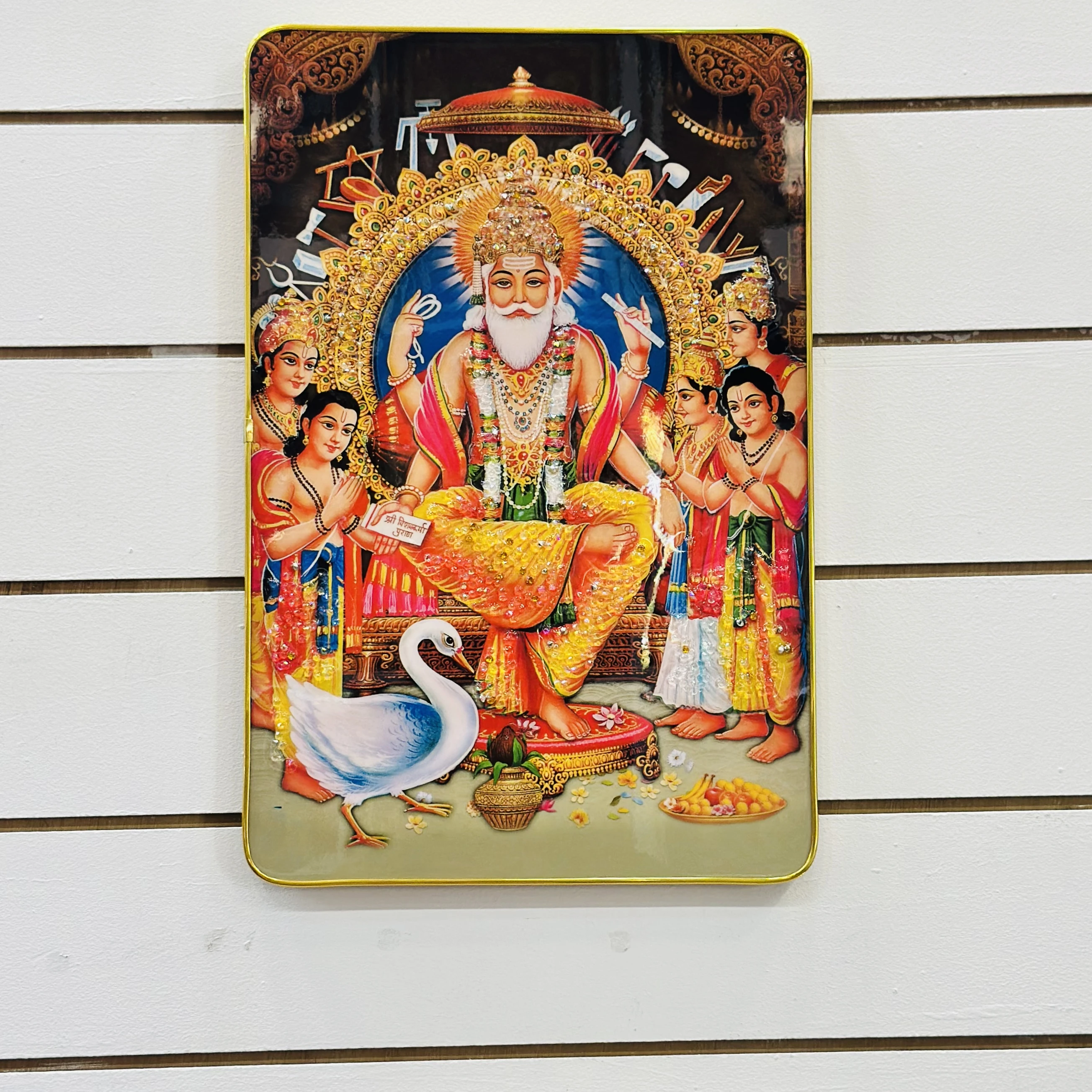 Lord Vishwakarma, the Hindu deity(SKU-u4I3MB)