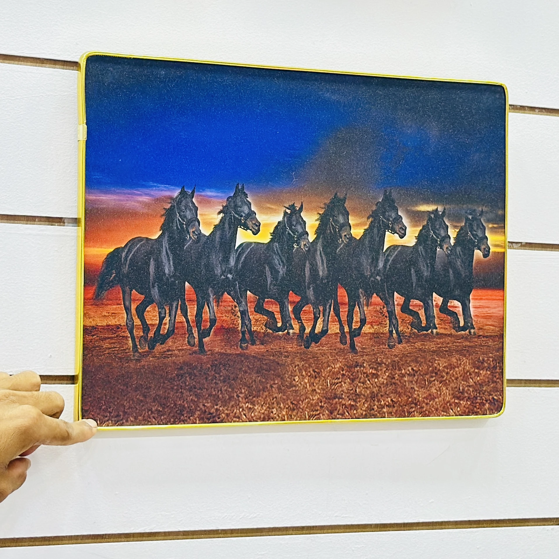 Running Horses Vastu Frame ….UO45UH
