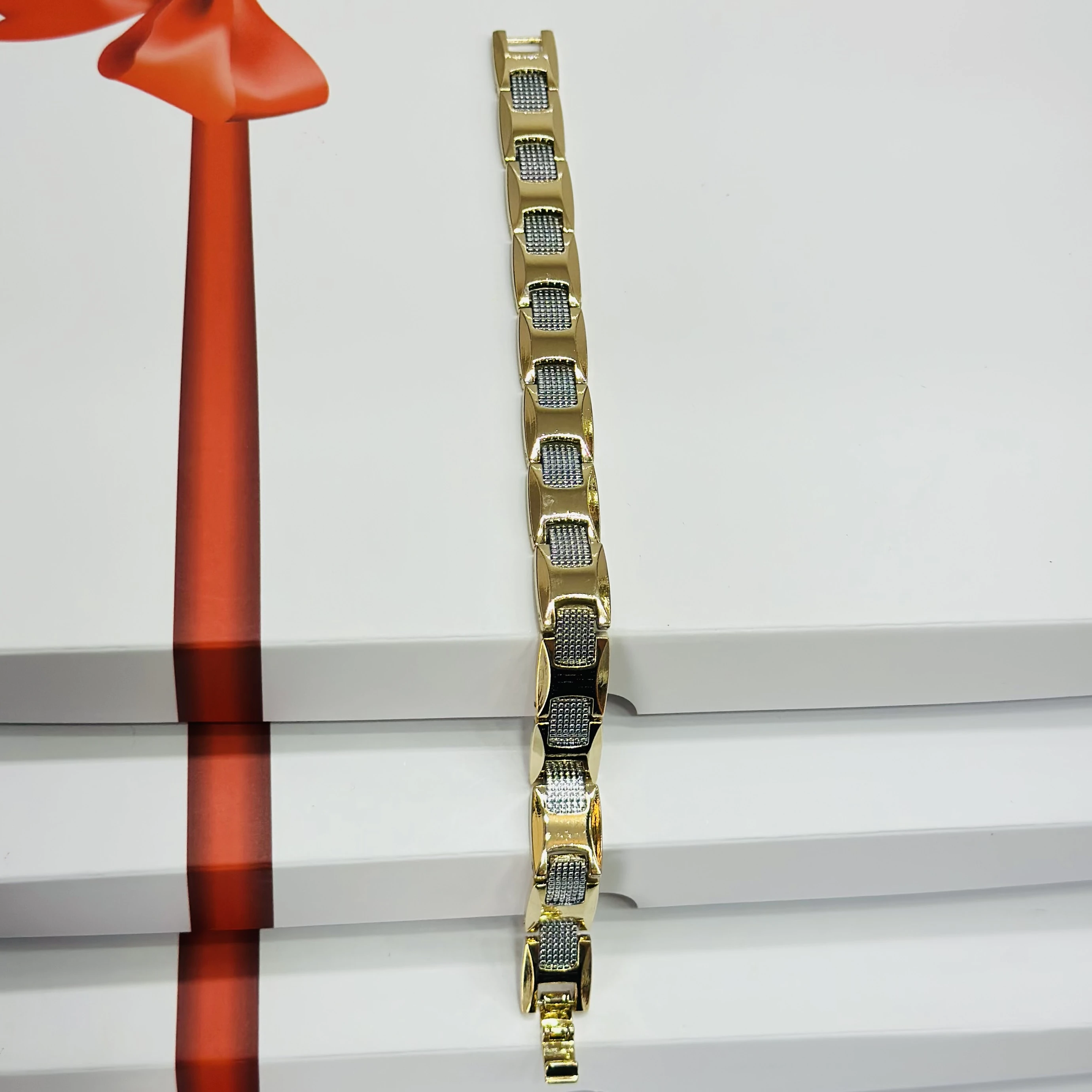 1 GRAM GOLD DIAMOND BRACELET FOR MEN