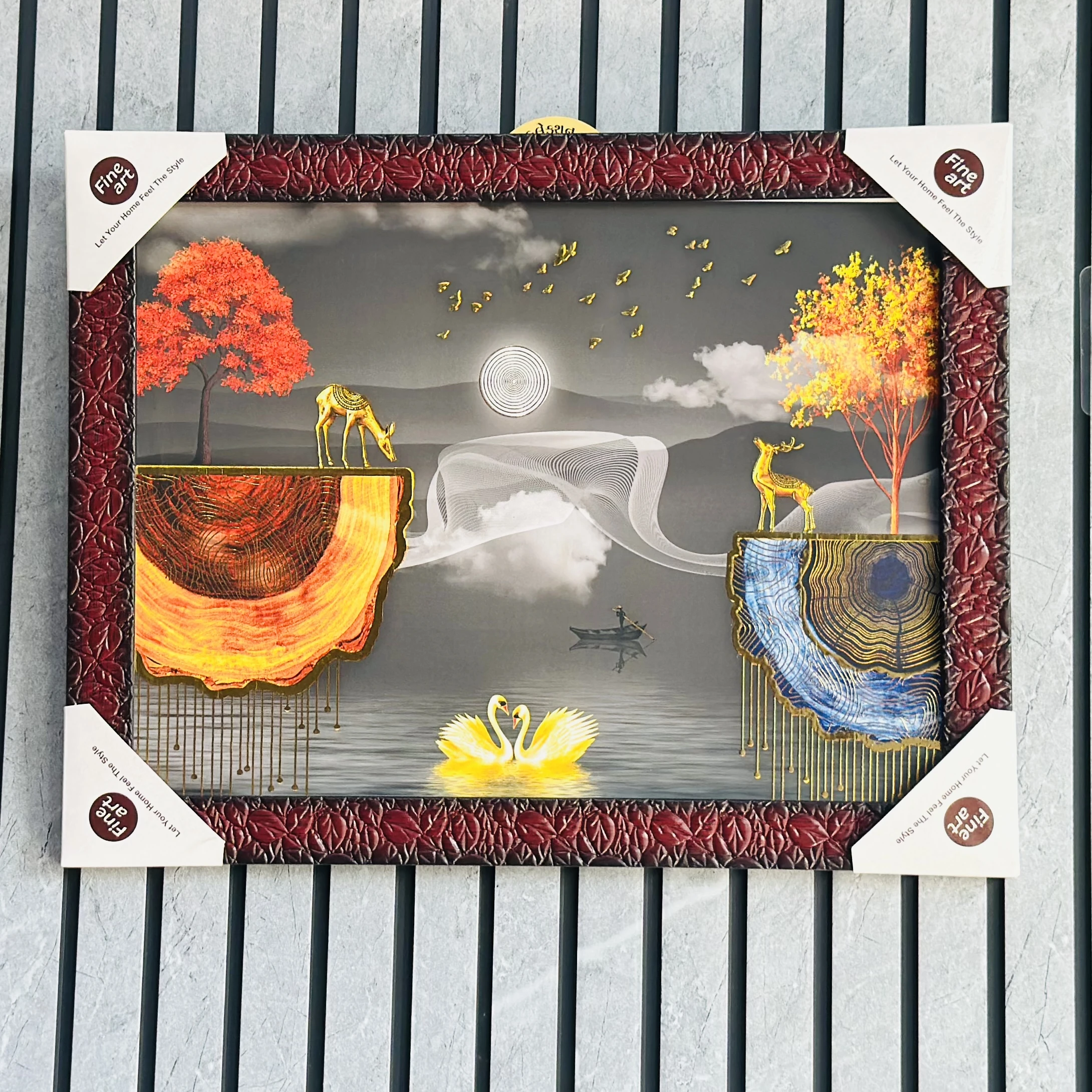 LIFEHAXTORE Abstract art Frame (SKU-UB07Q3)