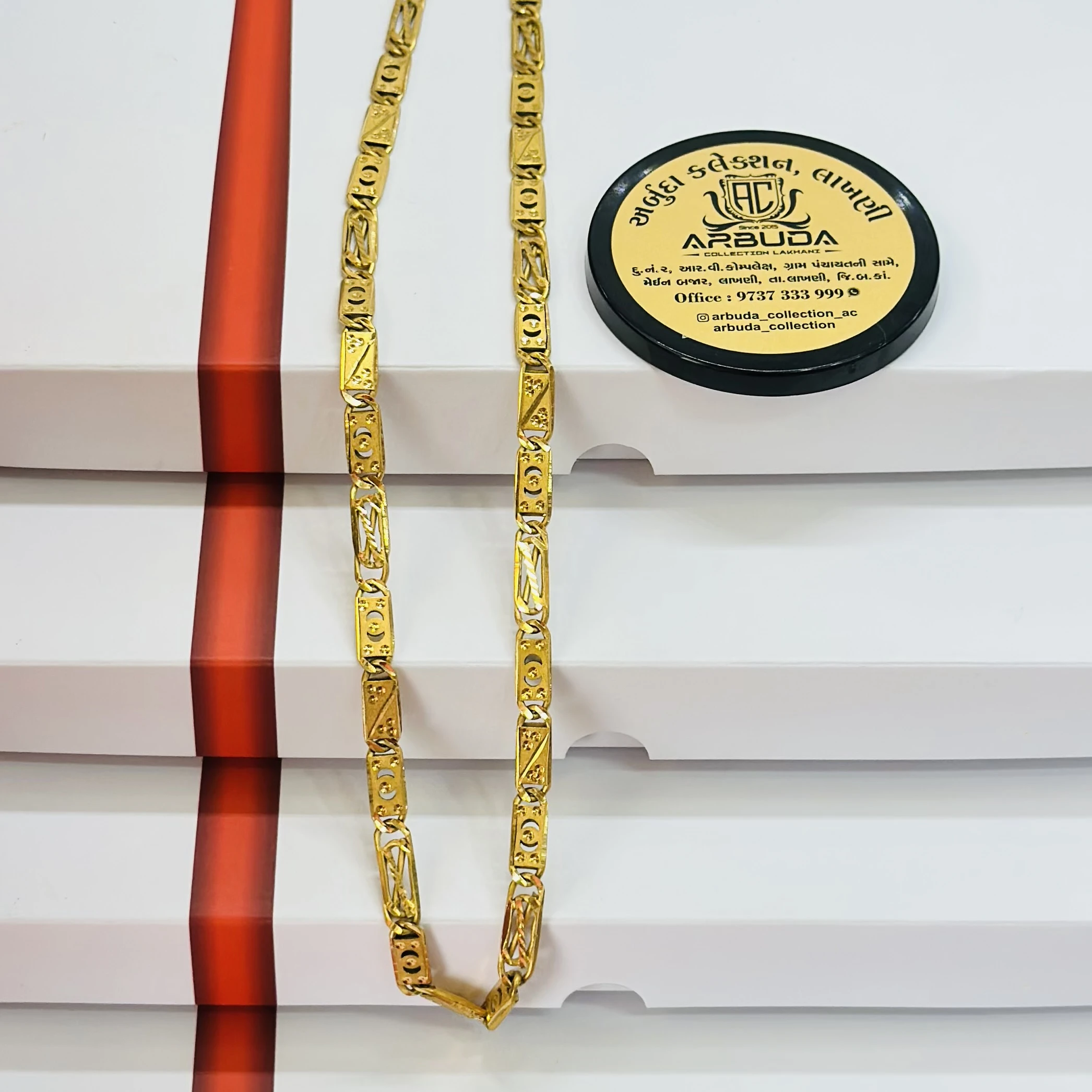 Gold plated design chain