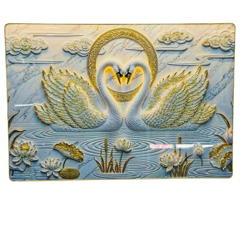 3D swan wall art decor piece…. M494LN