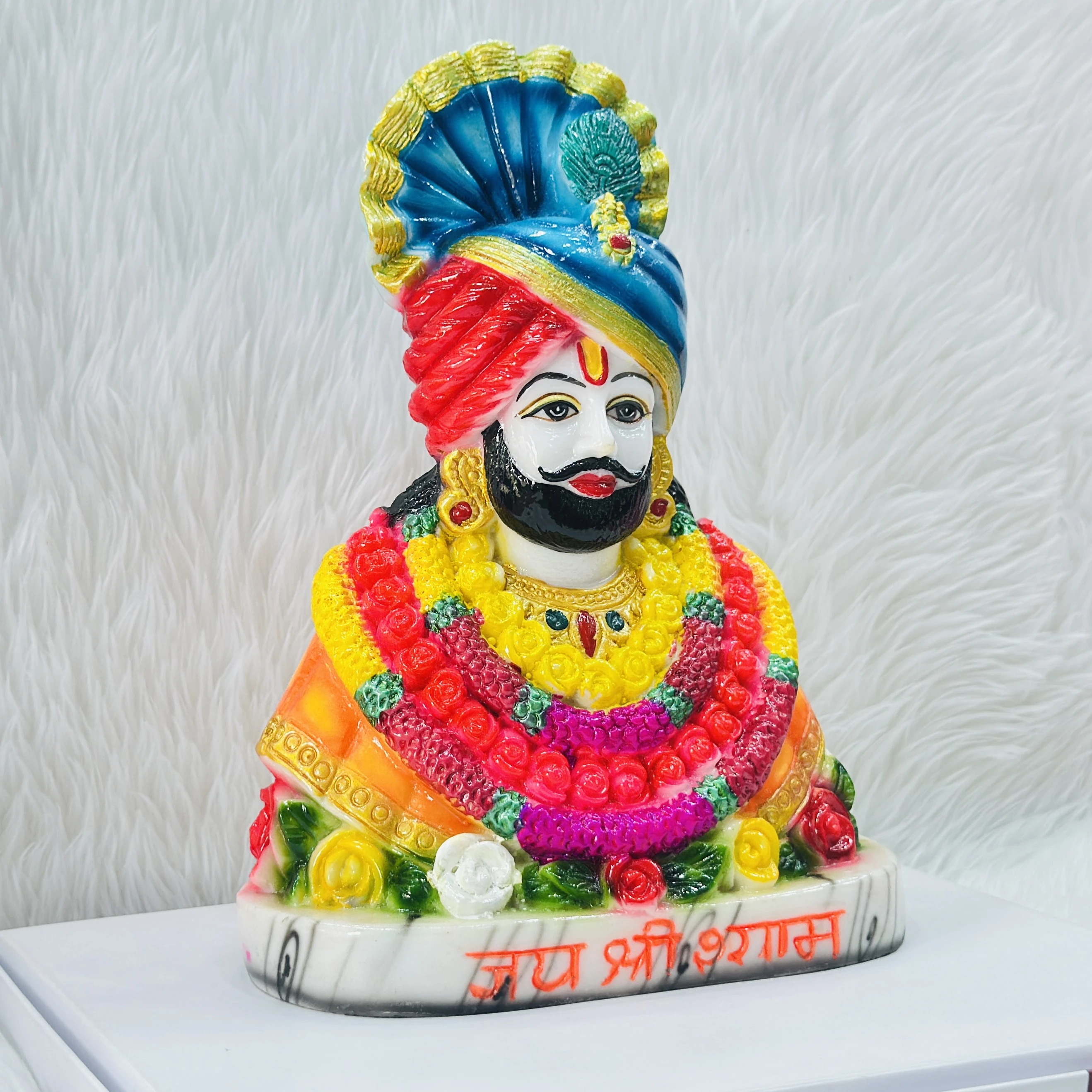 Khatu Shyam Ji idol.