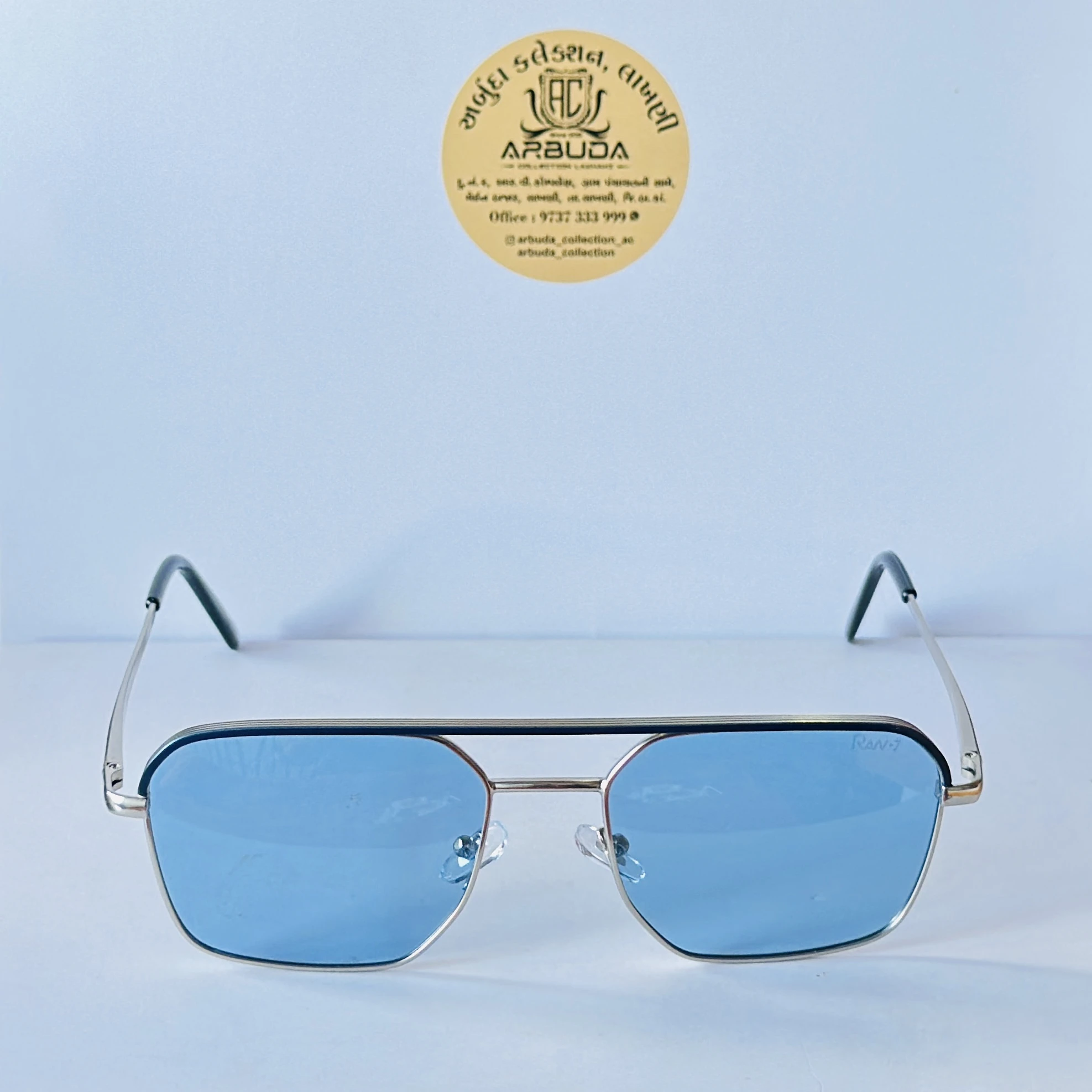 Giordano blue square sunglasses