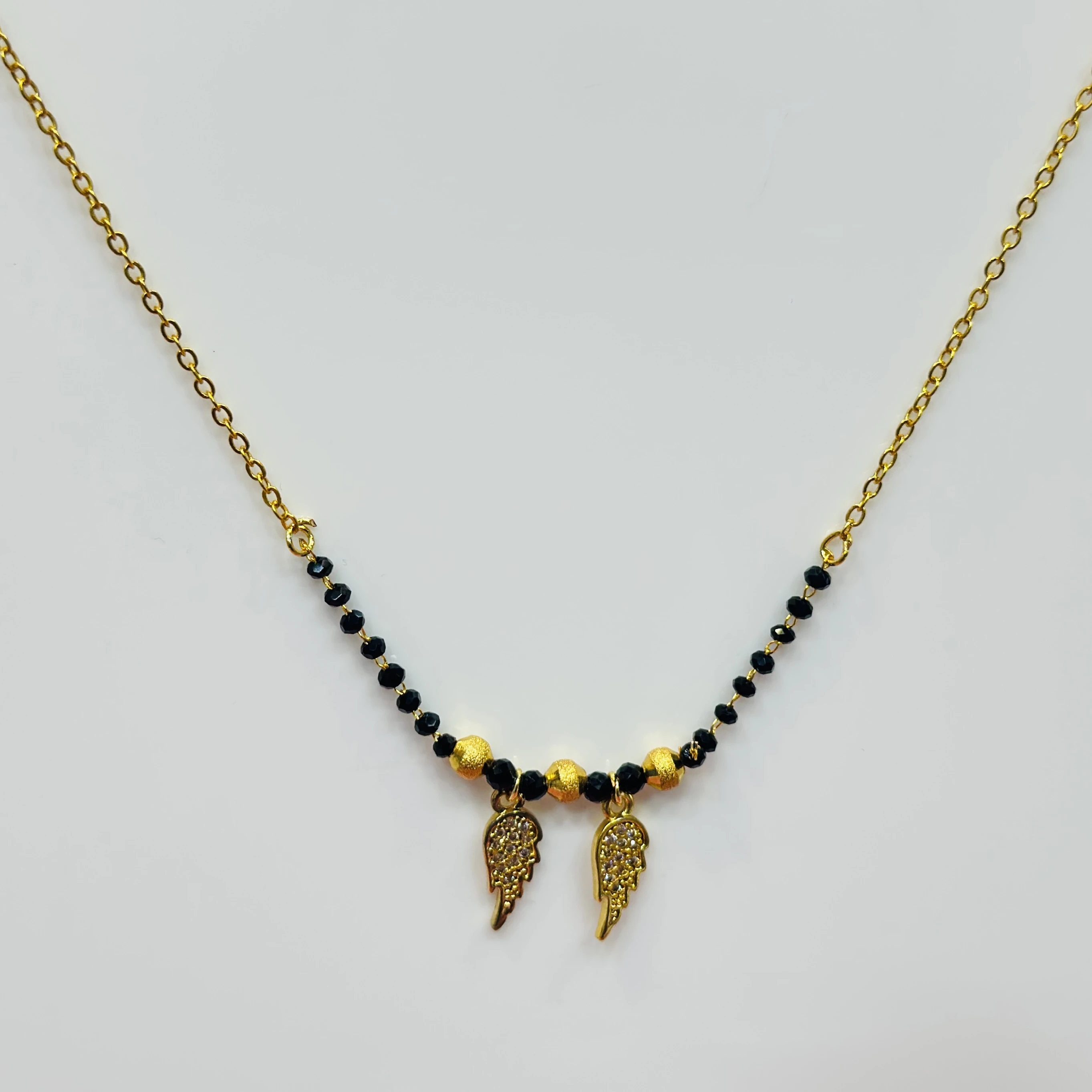 Gold plated mangalsutra