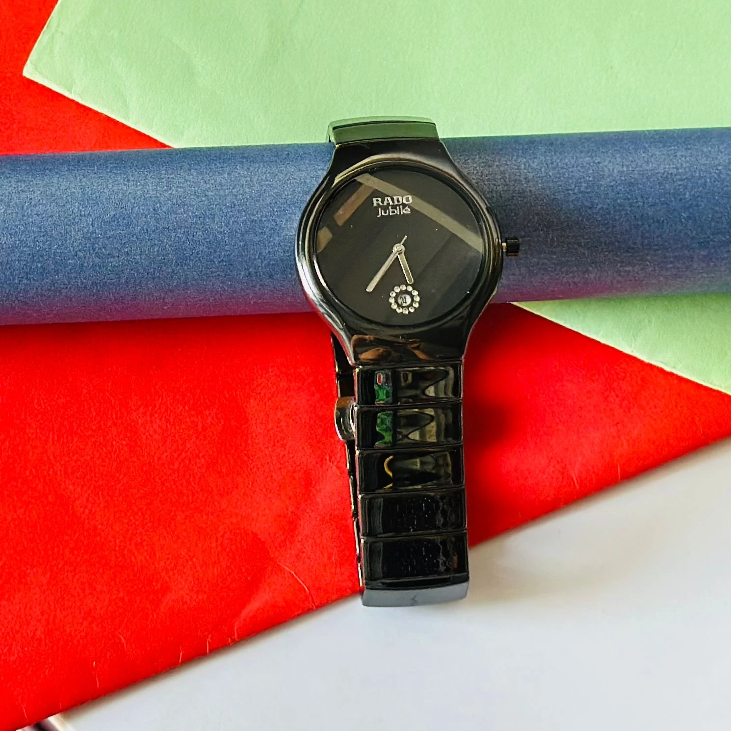 Rado integral jubile high tech black ceramic watch