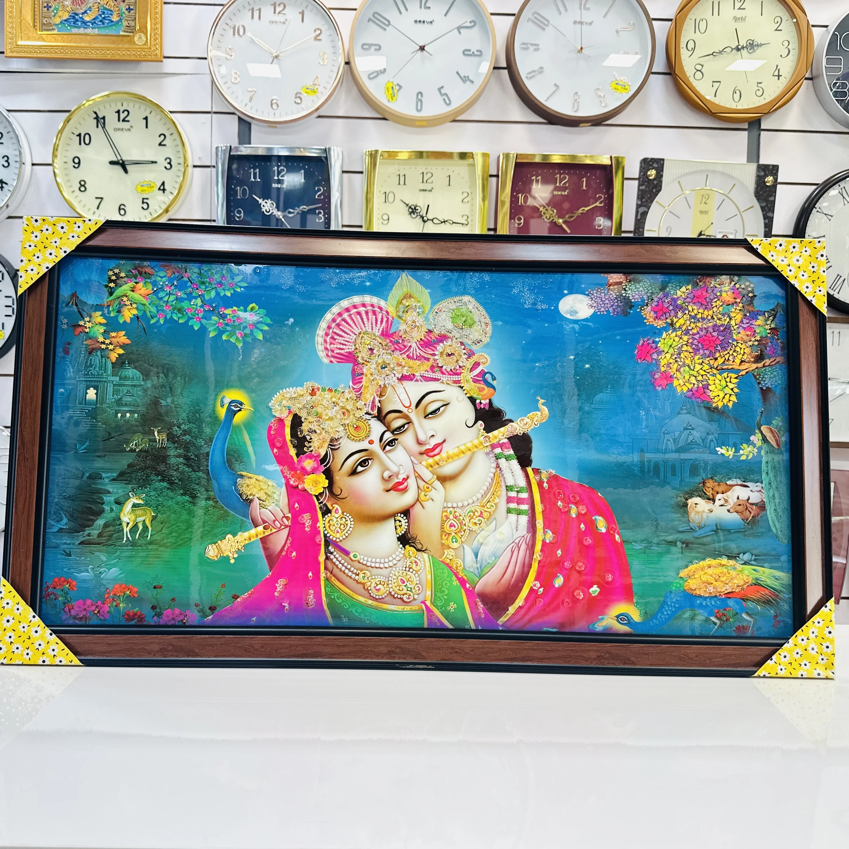 Radha Krishna frame (SKU-PWO4BR)