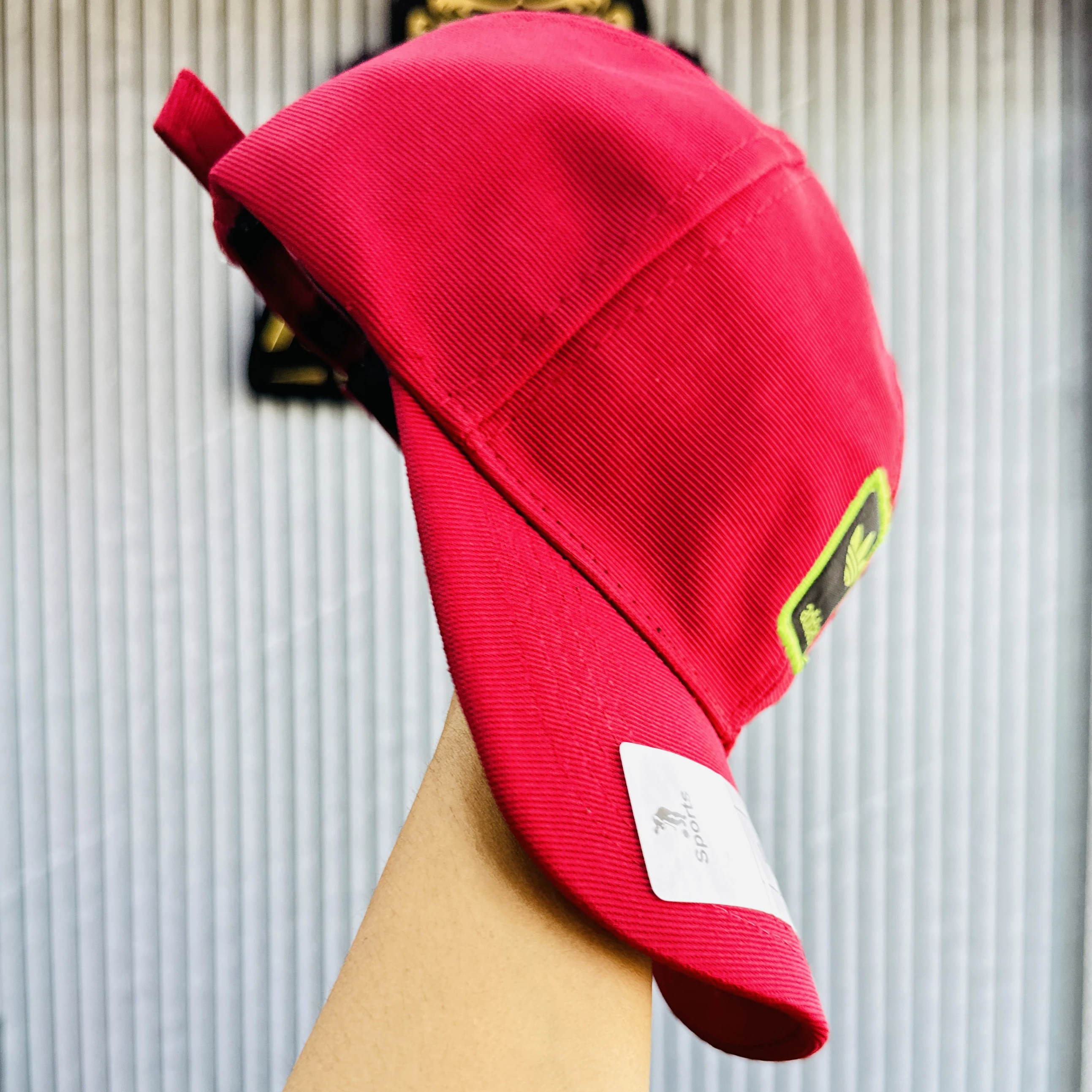 Red adidas baseball cap