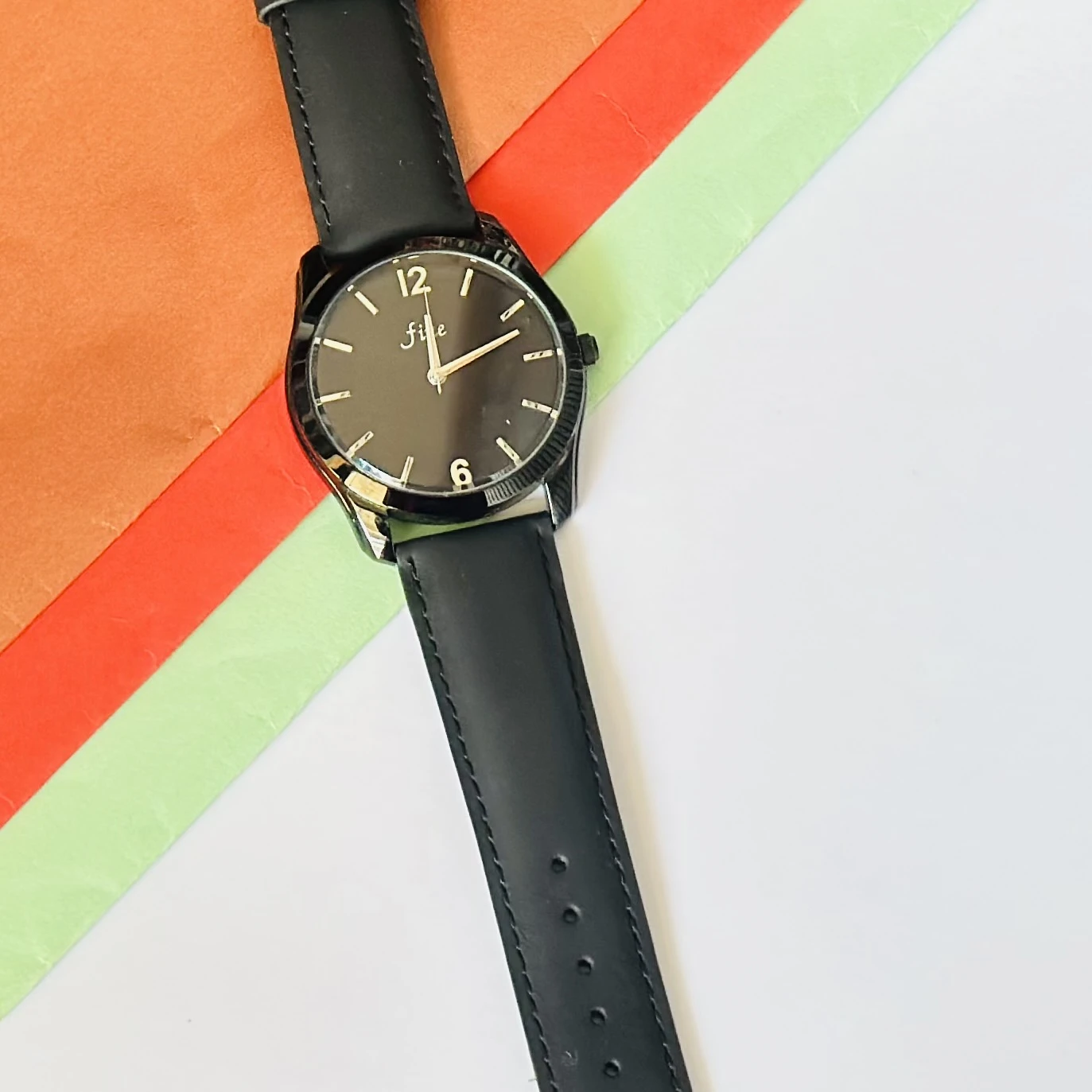Analog Black Dial Men's Watch