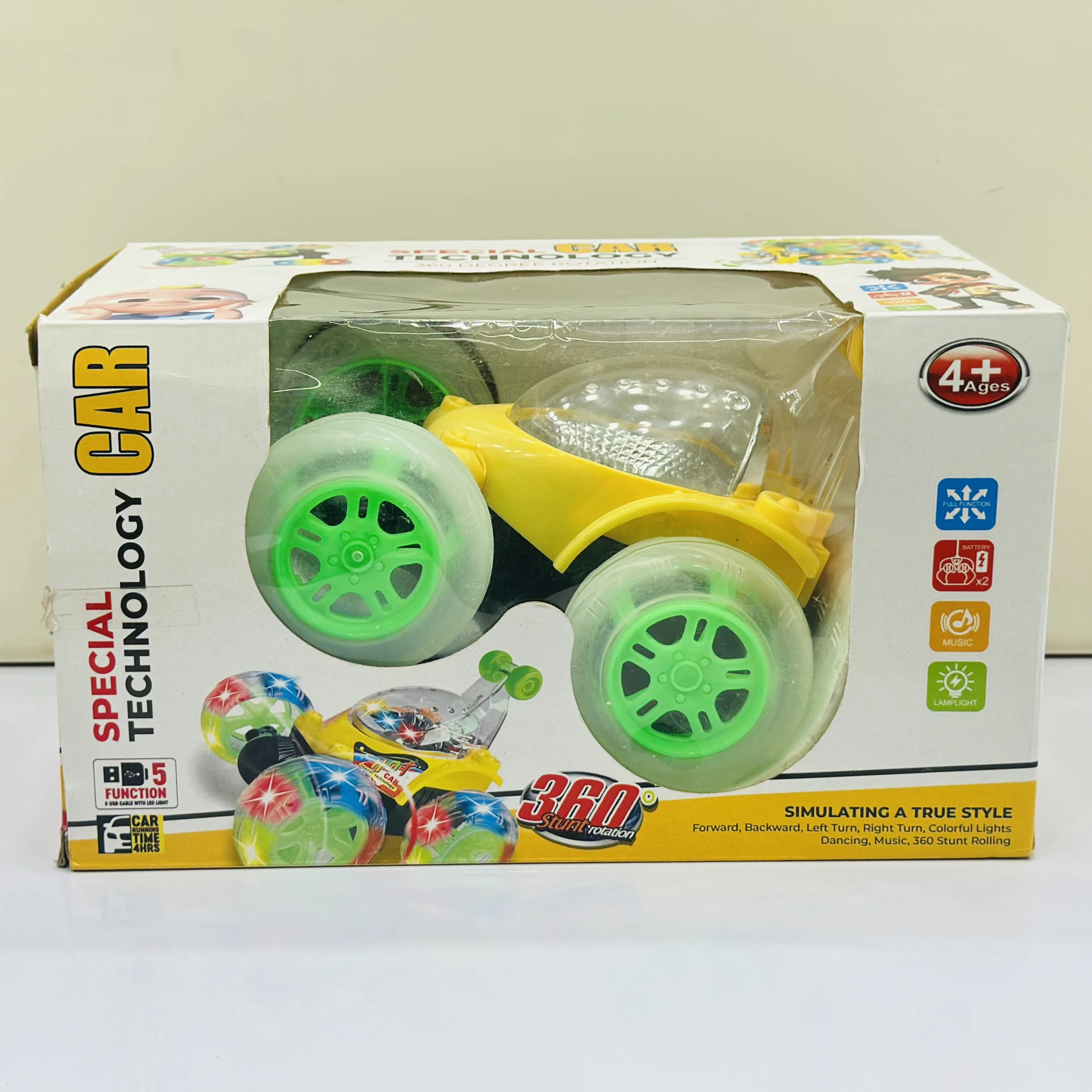 generic remote control 360-degree stunt car.