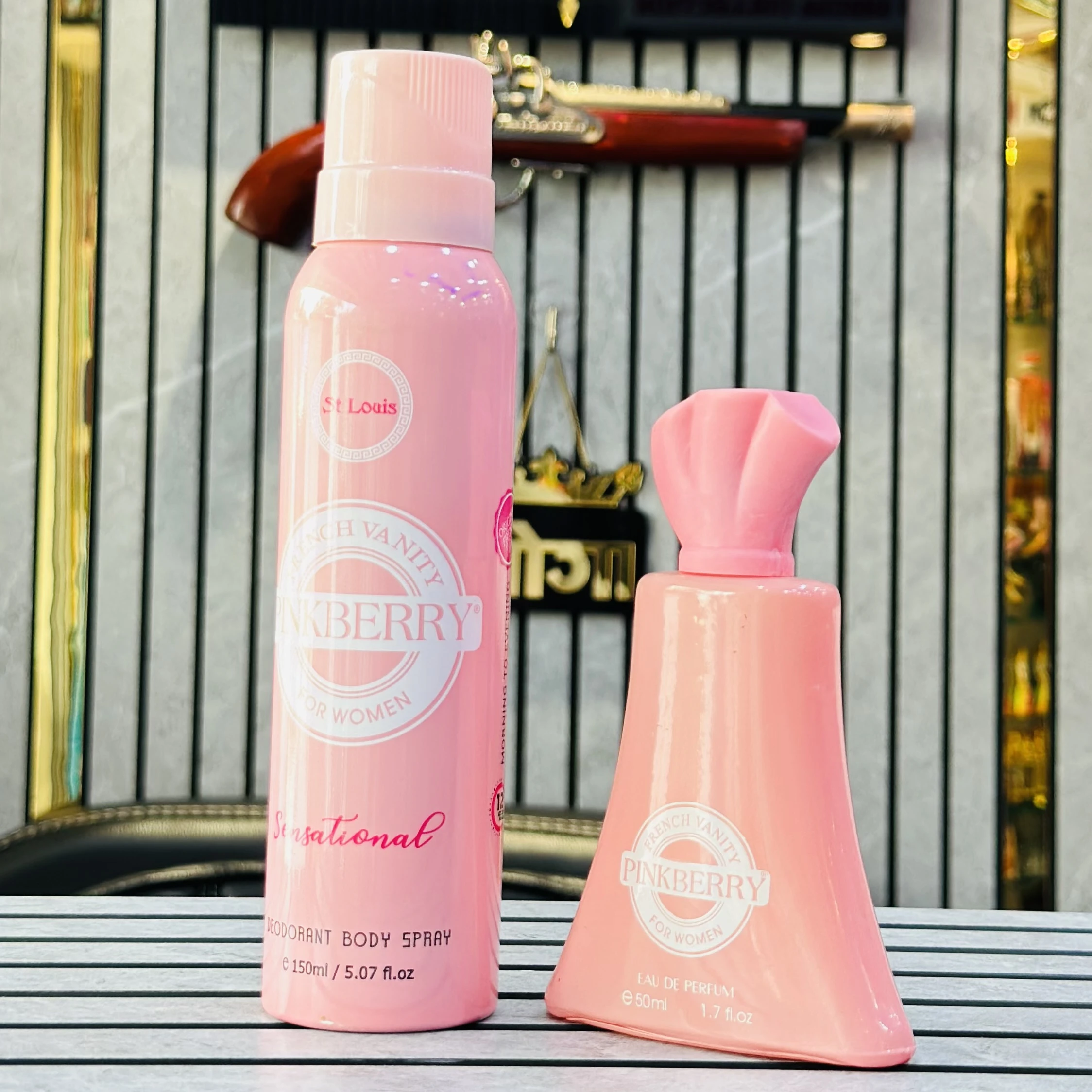 Pink berry gift set