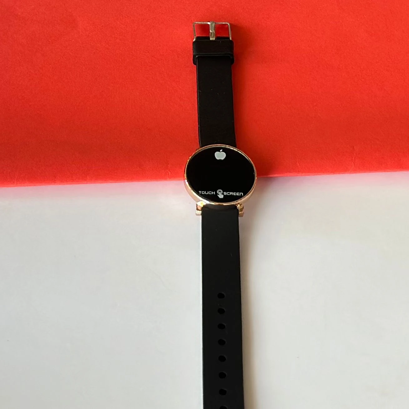 Kids digital watch with a silicone strap