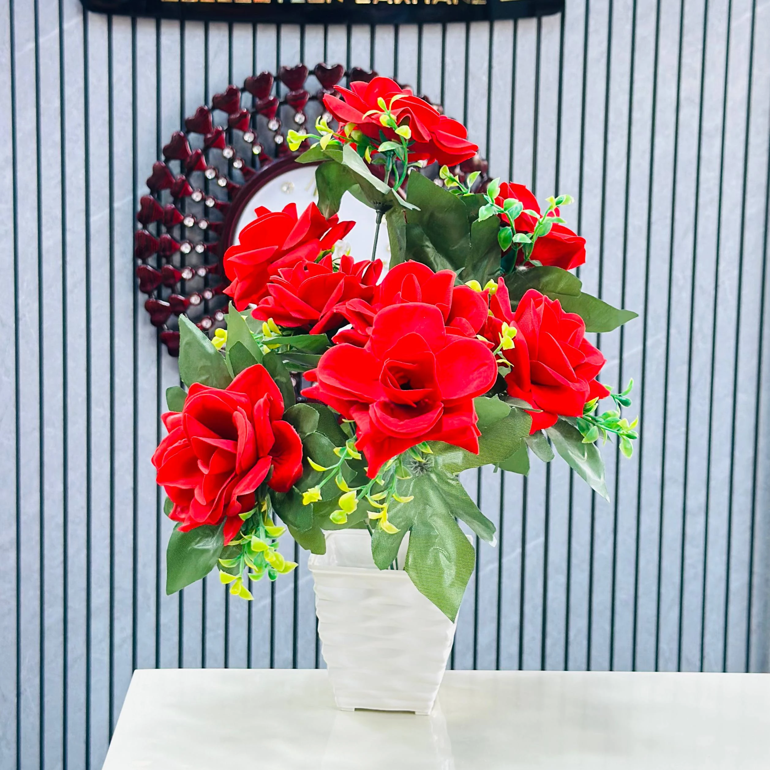 Artificial Flowers in Pot Simulation Flower