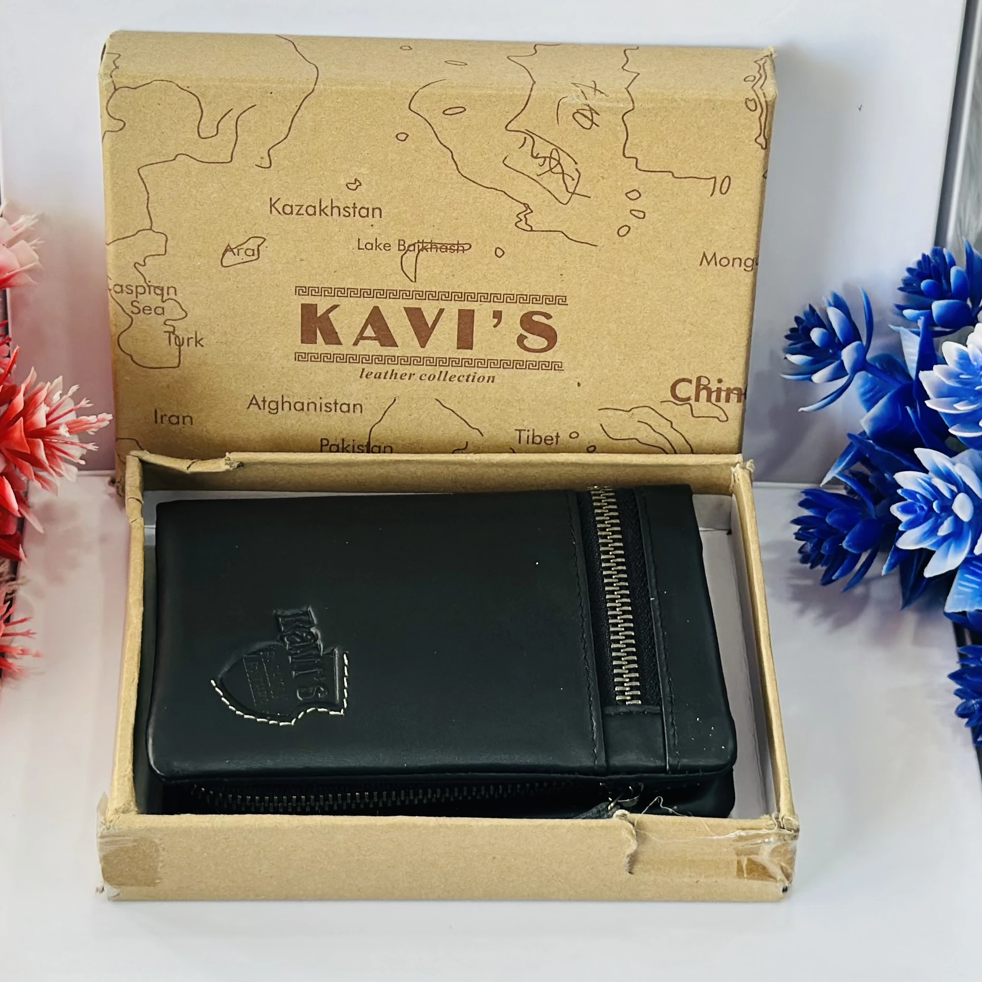 Kavi's genuine leather men's wallet