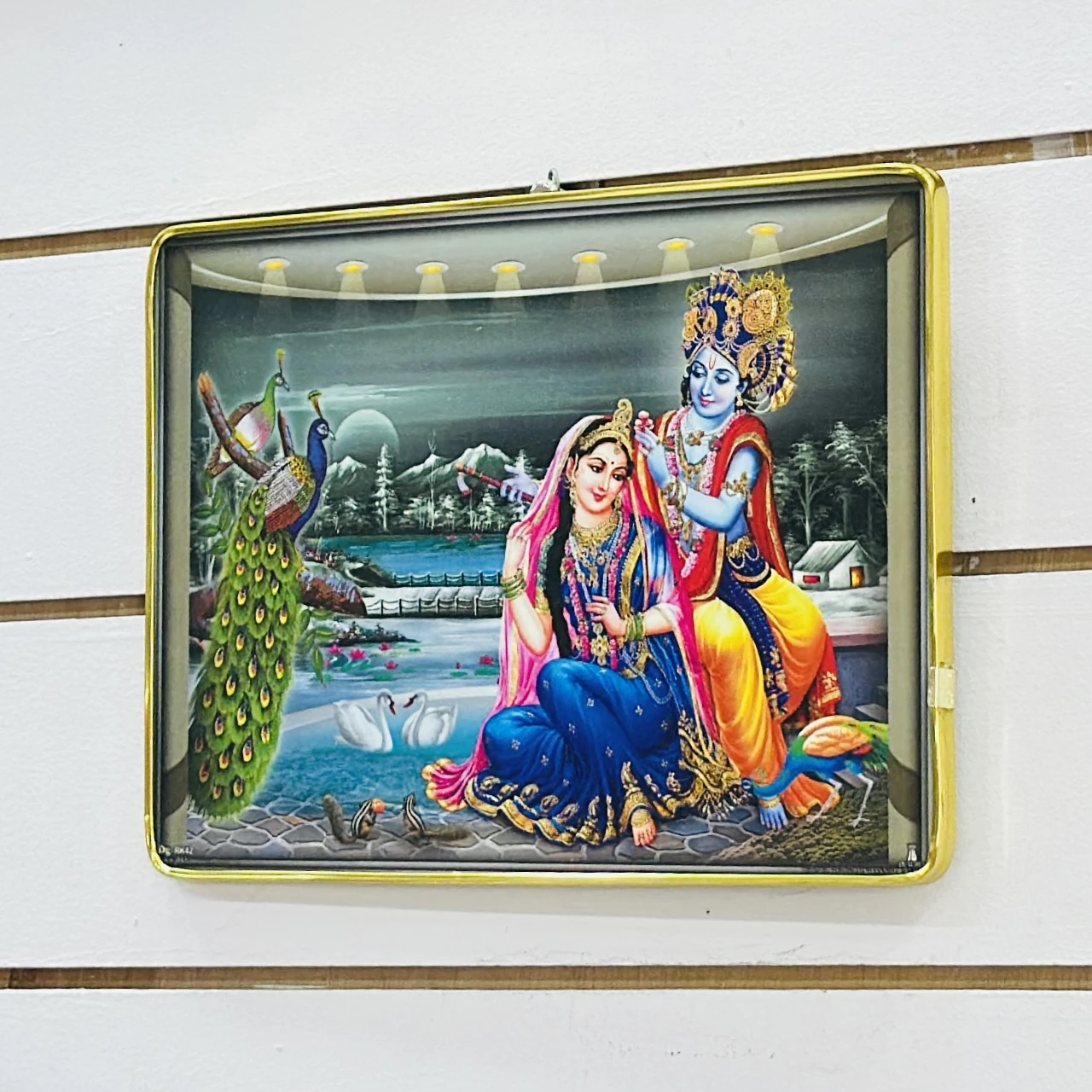 Radha Krishna wall-mounted painting…. 8KFO19