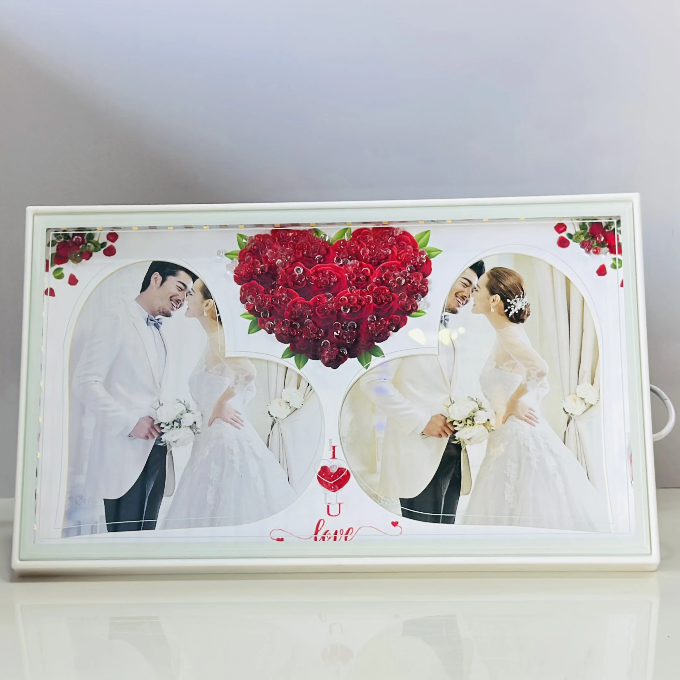 LED Lighted Heart Photo Frame(SKU-KCRGR3)