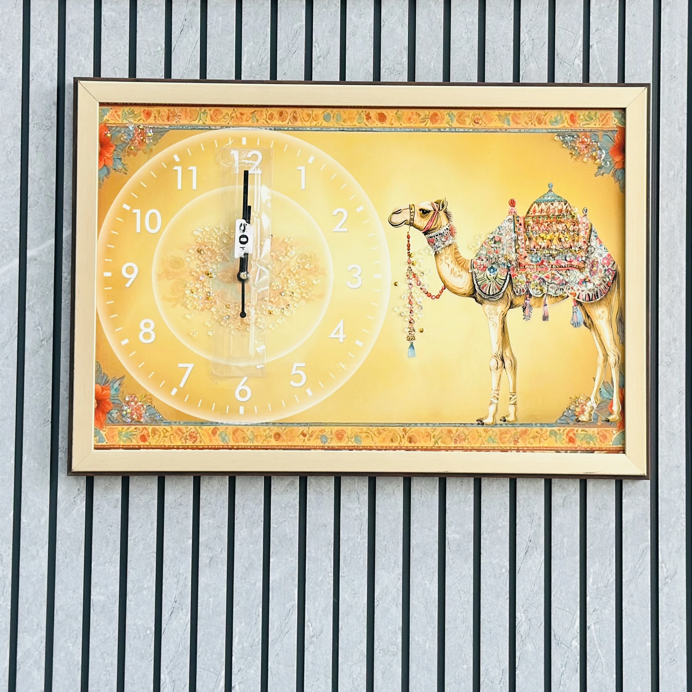 Rajasthani Camel Traditional Wall Clock(SKU-A1OTZB)