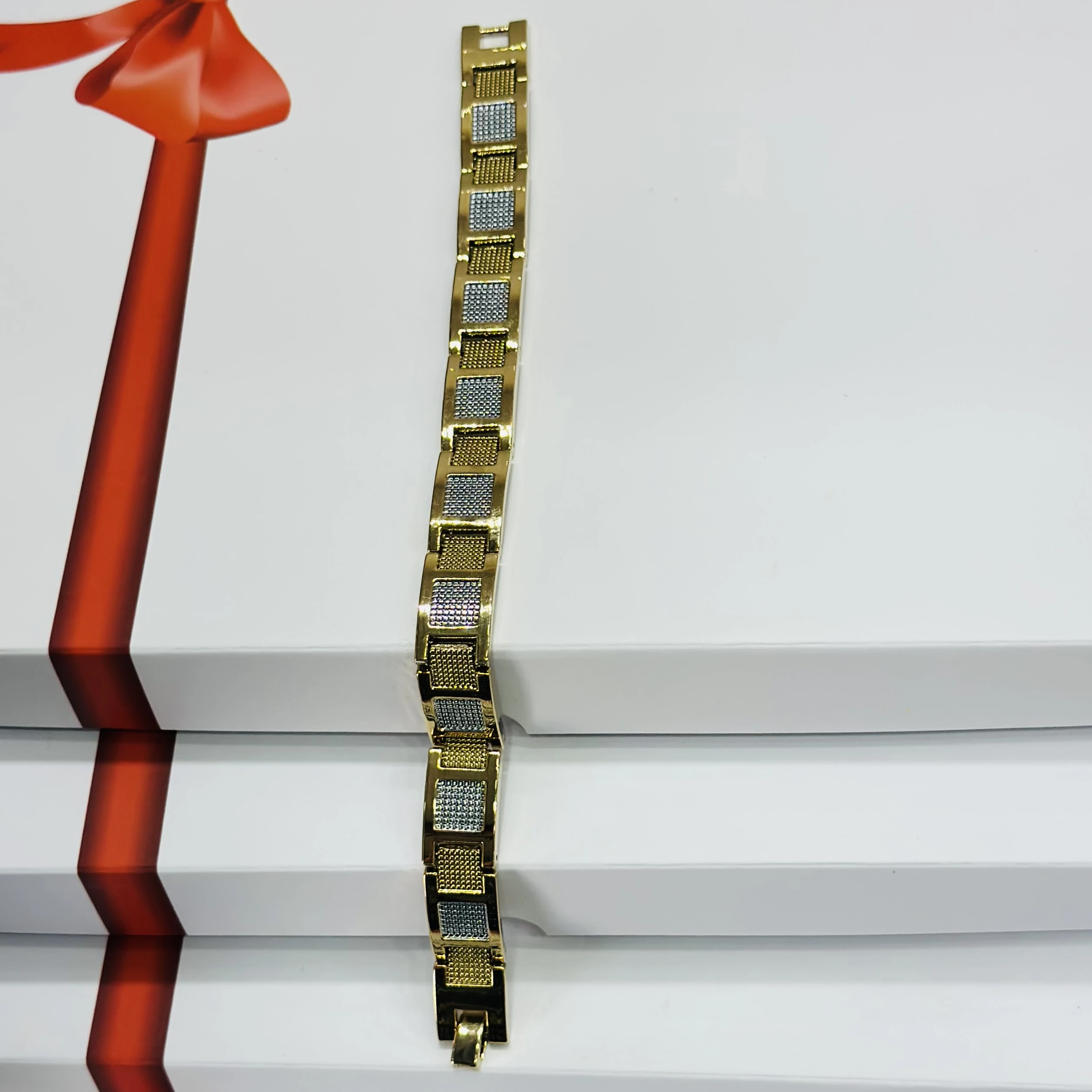 1 GRAM GOLD DIAMOND BRACELET FOR MEN