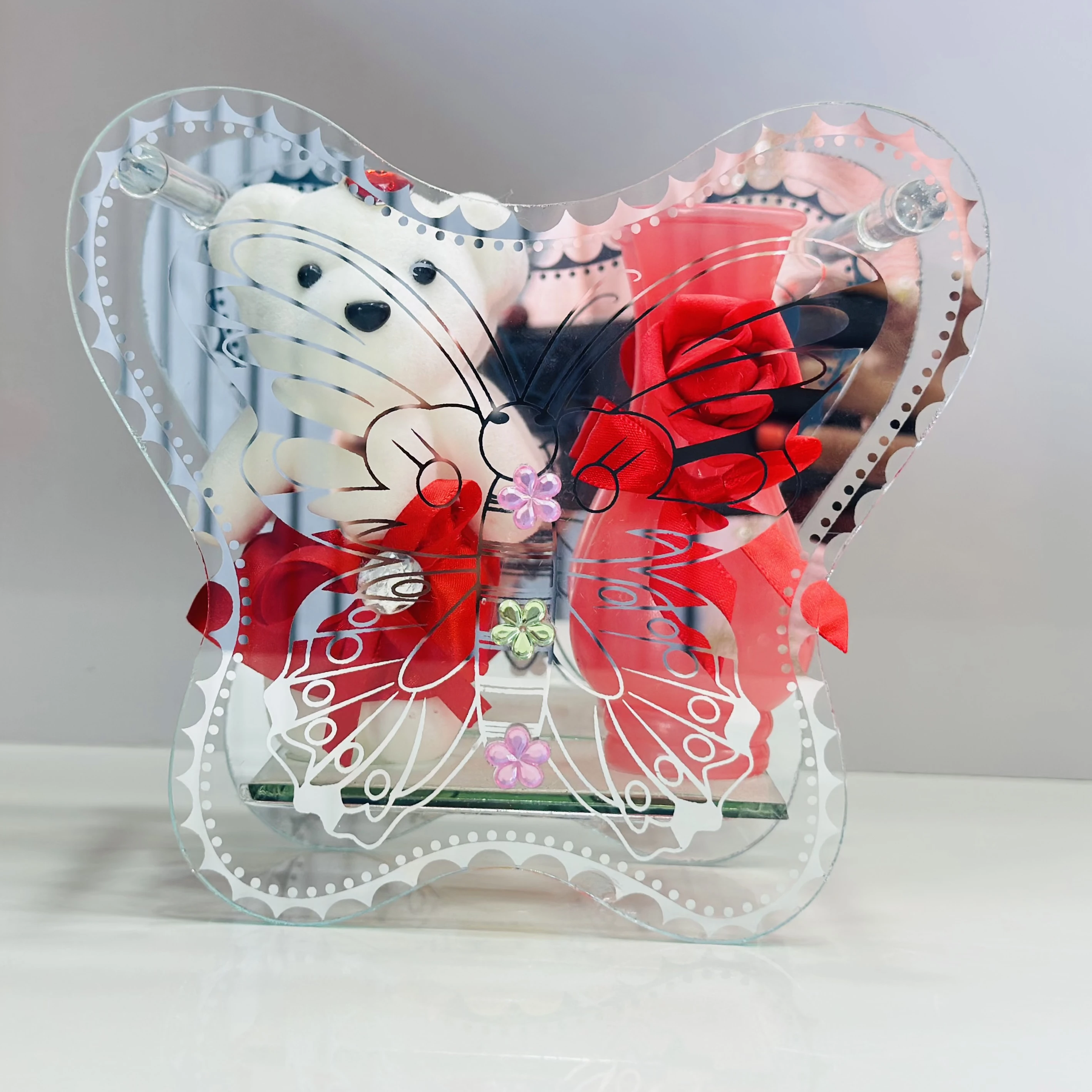 Butterfly -shaped flower vase(SKU-3QGO1B)